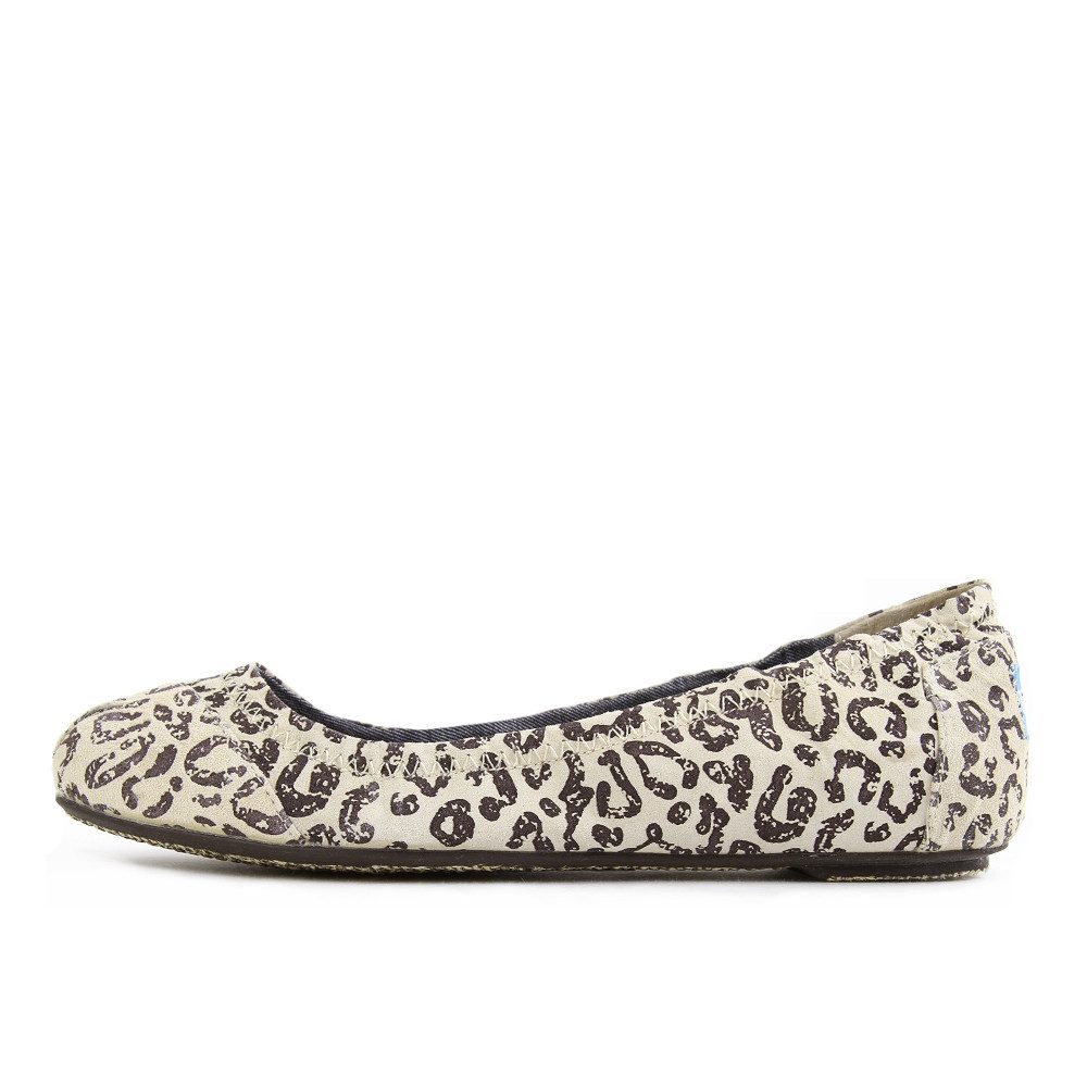 TOMS TOMS Womens Ballet Flat Brown Giselle Ballerina