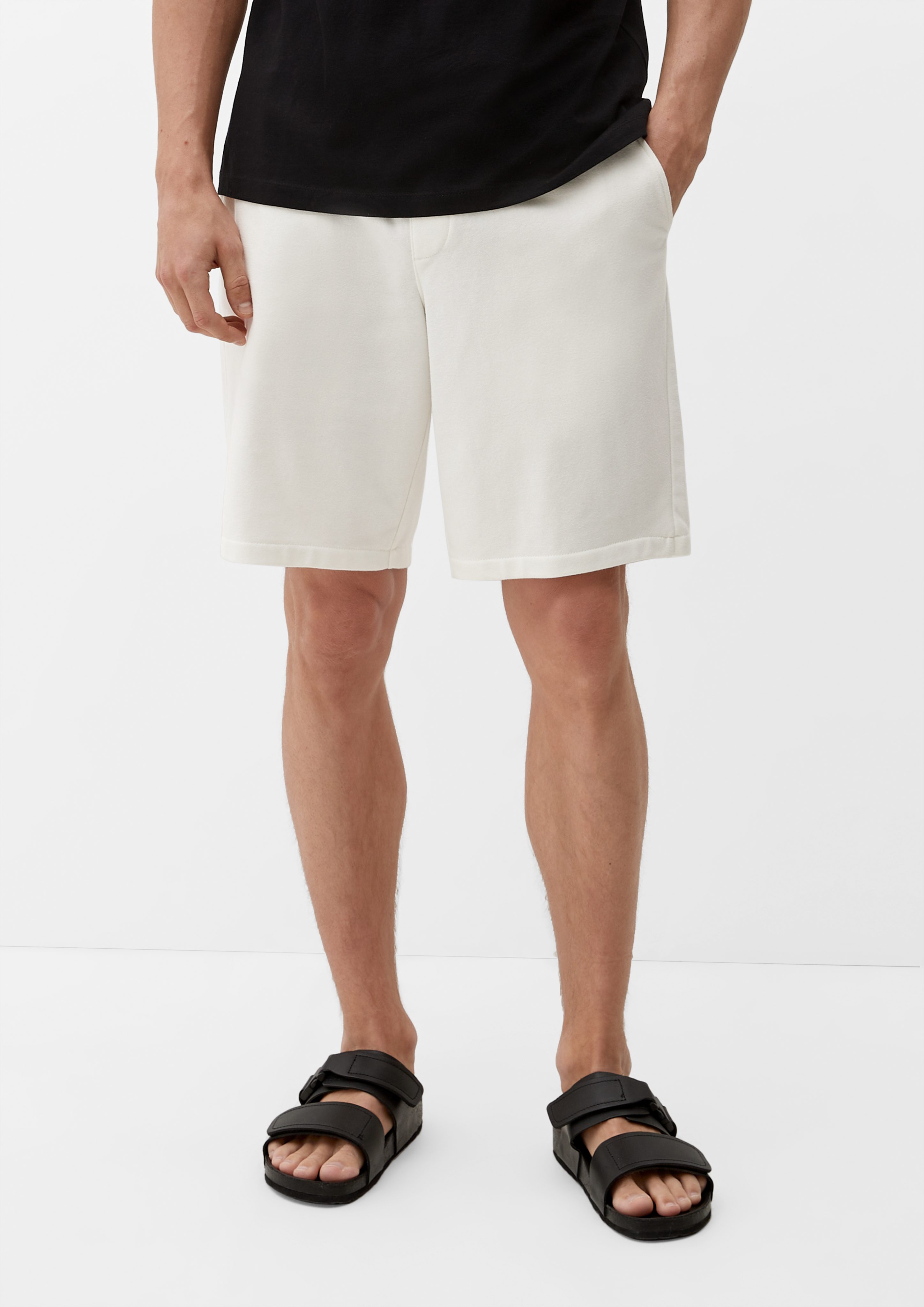 Bermudas s.Oliver weiß Bermuda-Jogger Relaxed: