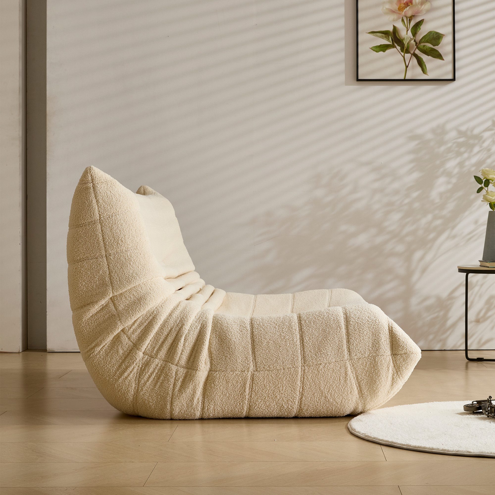 OKWISH Sitzsack 2-Sitzer Lazy-Sofa (Ergonomischem Design und maximalem Komfort, 1 St., perfekt für Entspannung und moderne Wohnstile), Ideal für Wohnzimmer und kleine Räume