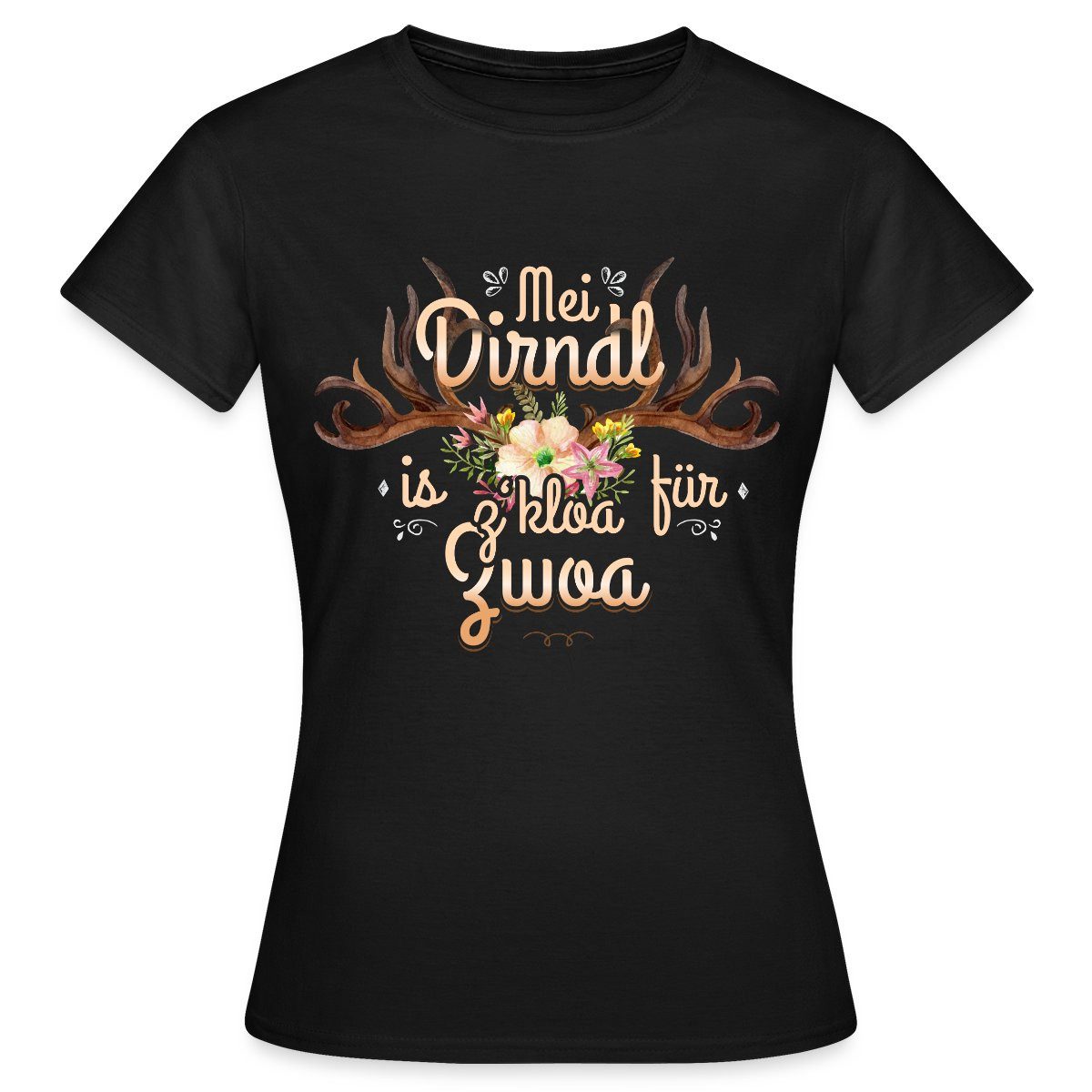 Spreadshirt T-Shirt Mei Dirndl Is Z günstig online kaufen