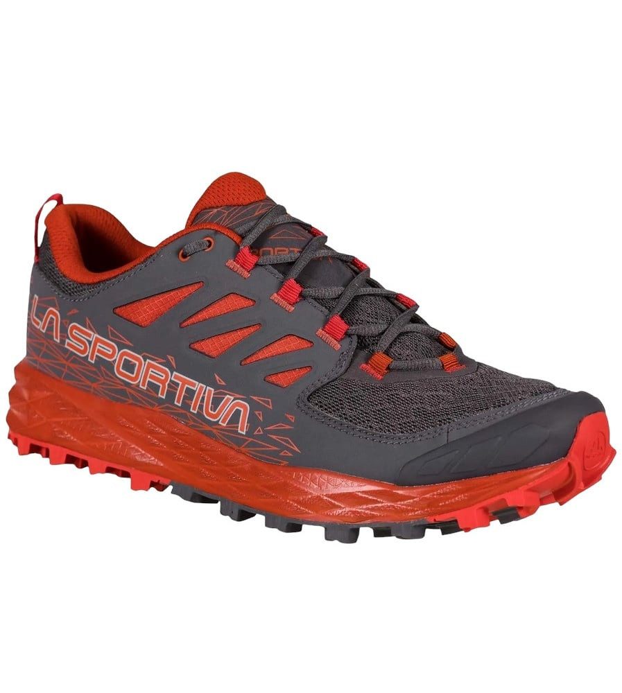 La Sportiva Trail-Laufschuhe Lycan II carbongrau/rot Herren Wanderschuh