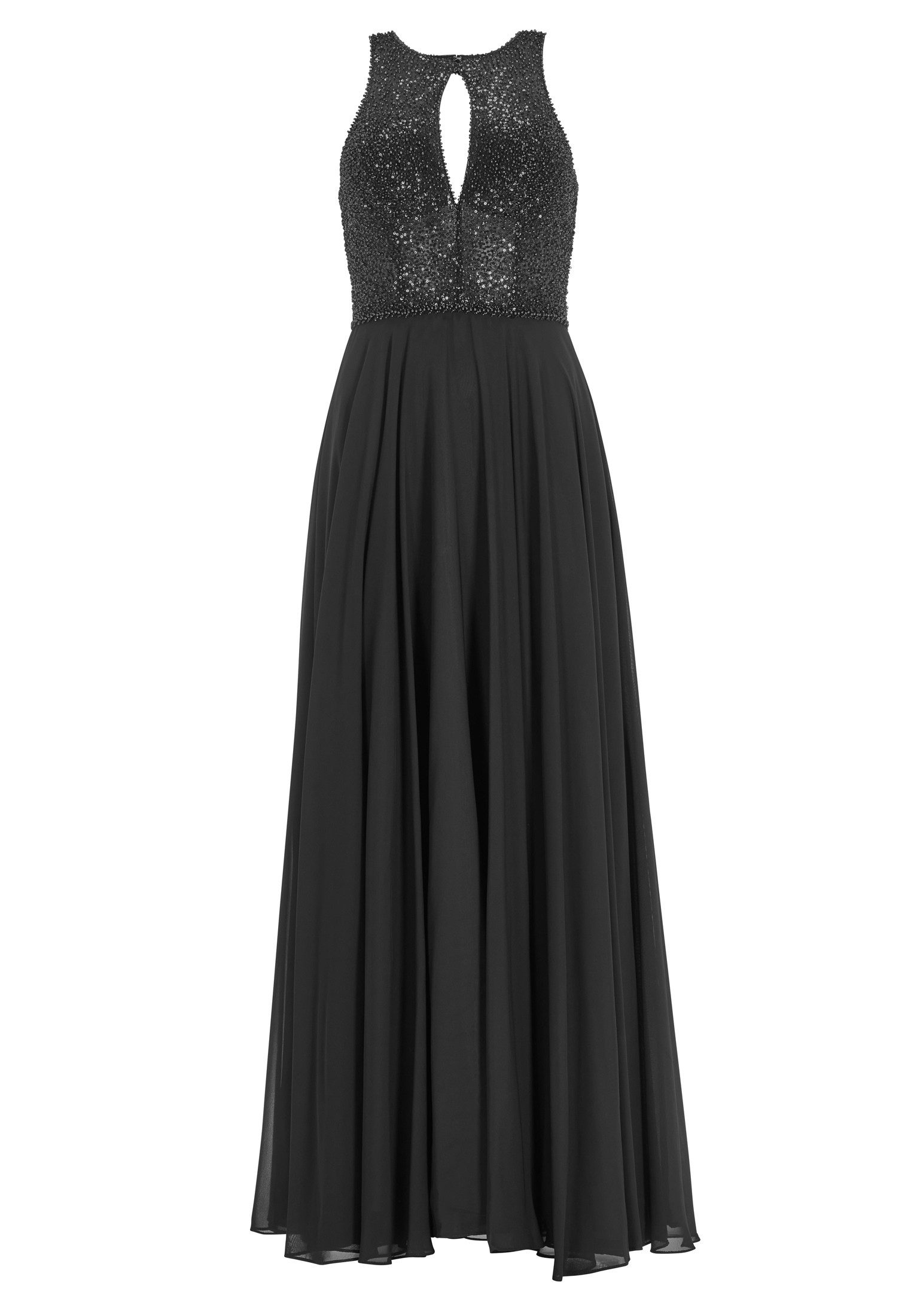 Abendkleid - Abendkleid mit Stickerei und Cut-Out Detail