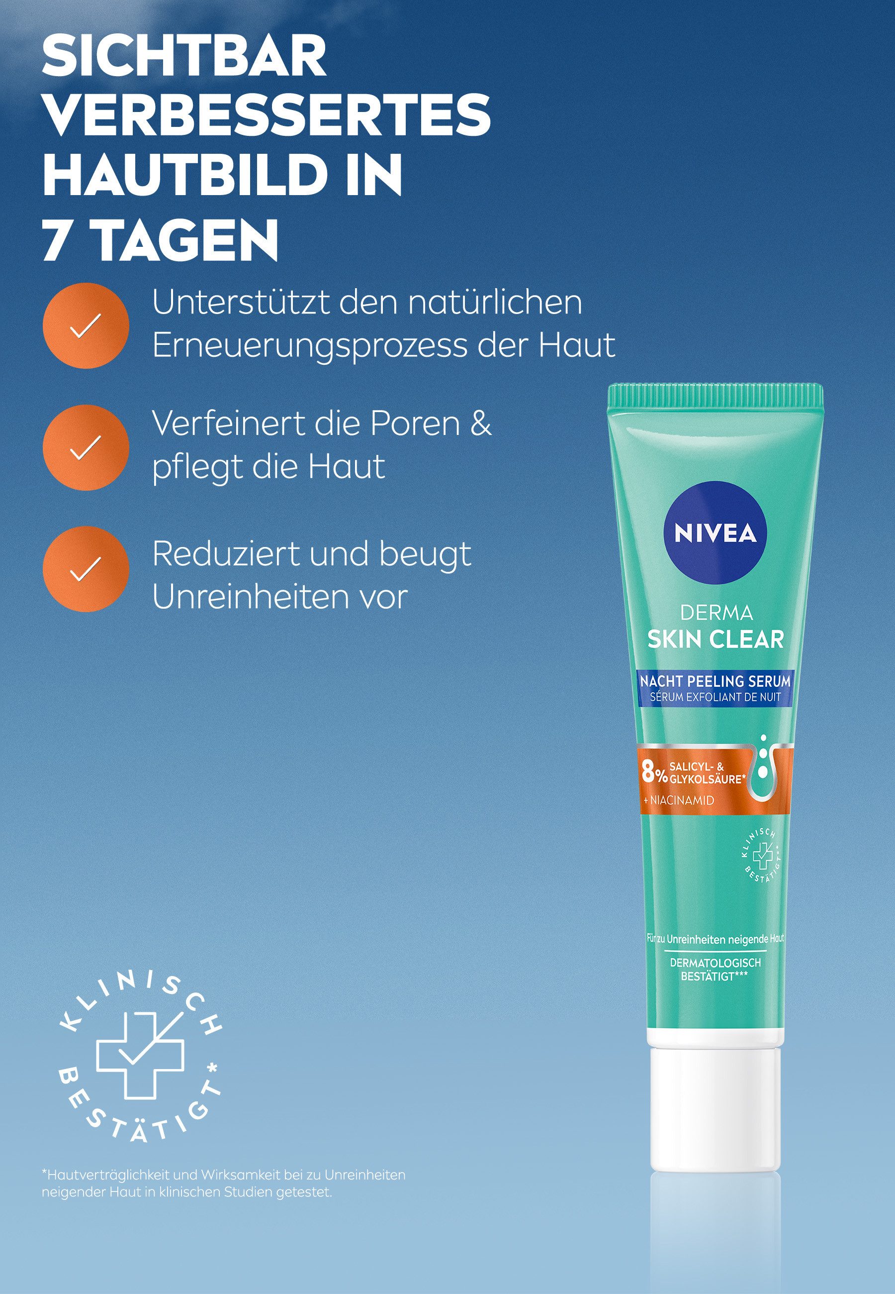Nivea Hautreinigungs-Set Derma Skin Clear Day & Night Routine 5er Set, 5-tlg.