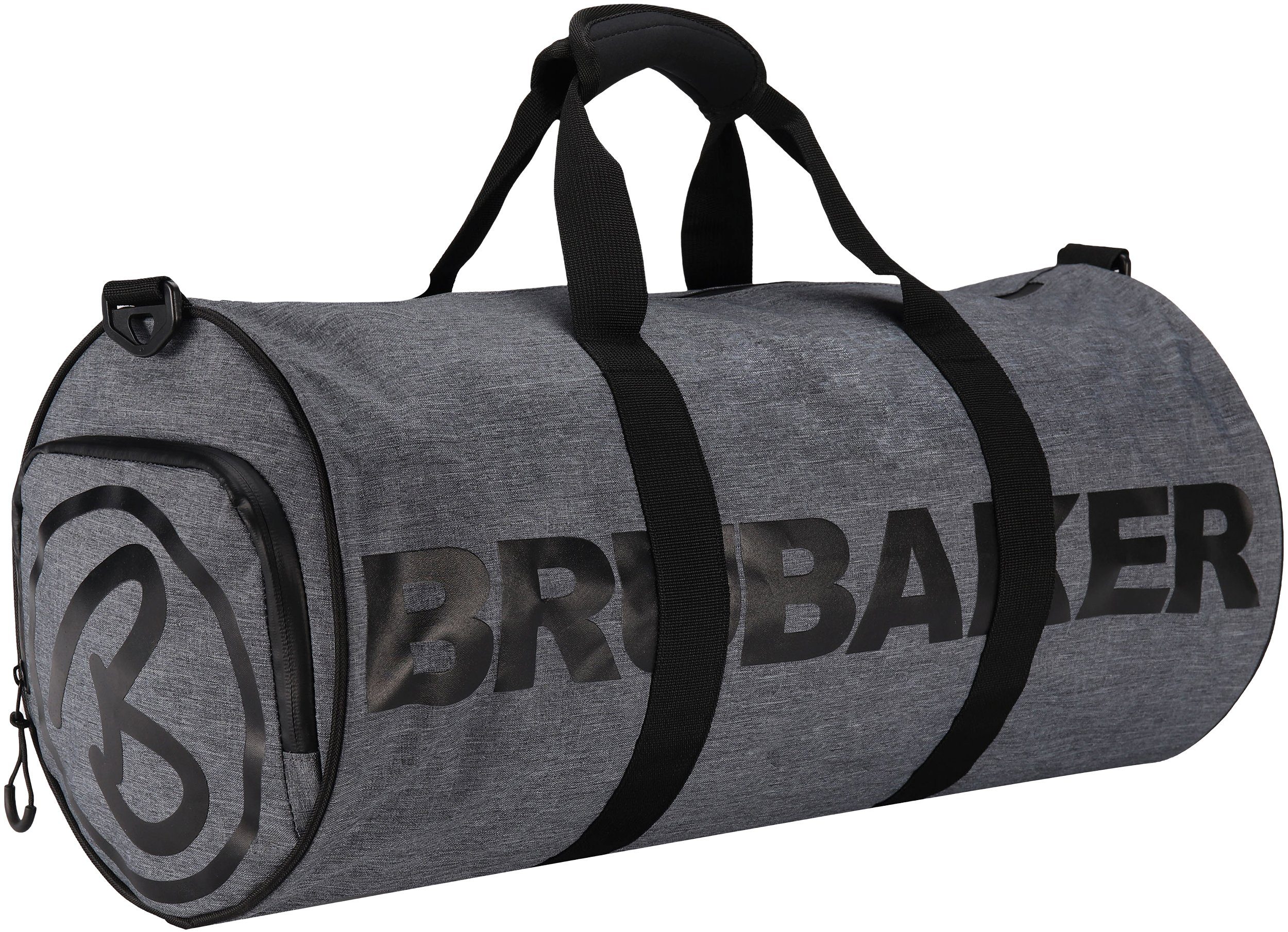 BRUBAKER Sporttasche »Unisex Duffle Bag Trainingstasche Grau« (1-tlg.,  wasserabweisend, Duffelbag), 27 l Fitnesstasche mit Schuhfach und Nassfach,  Reisetasche Duffel Bag, Dufflebag online kaufen | OTTO