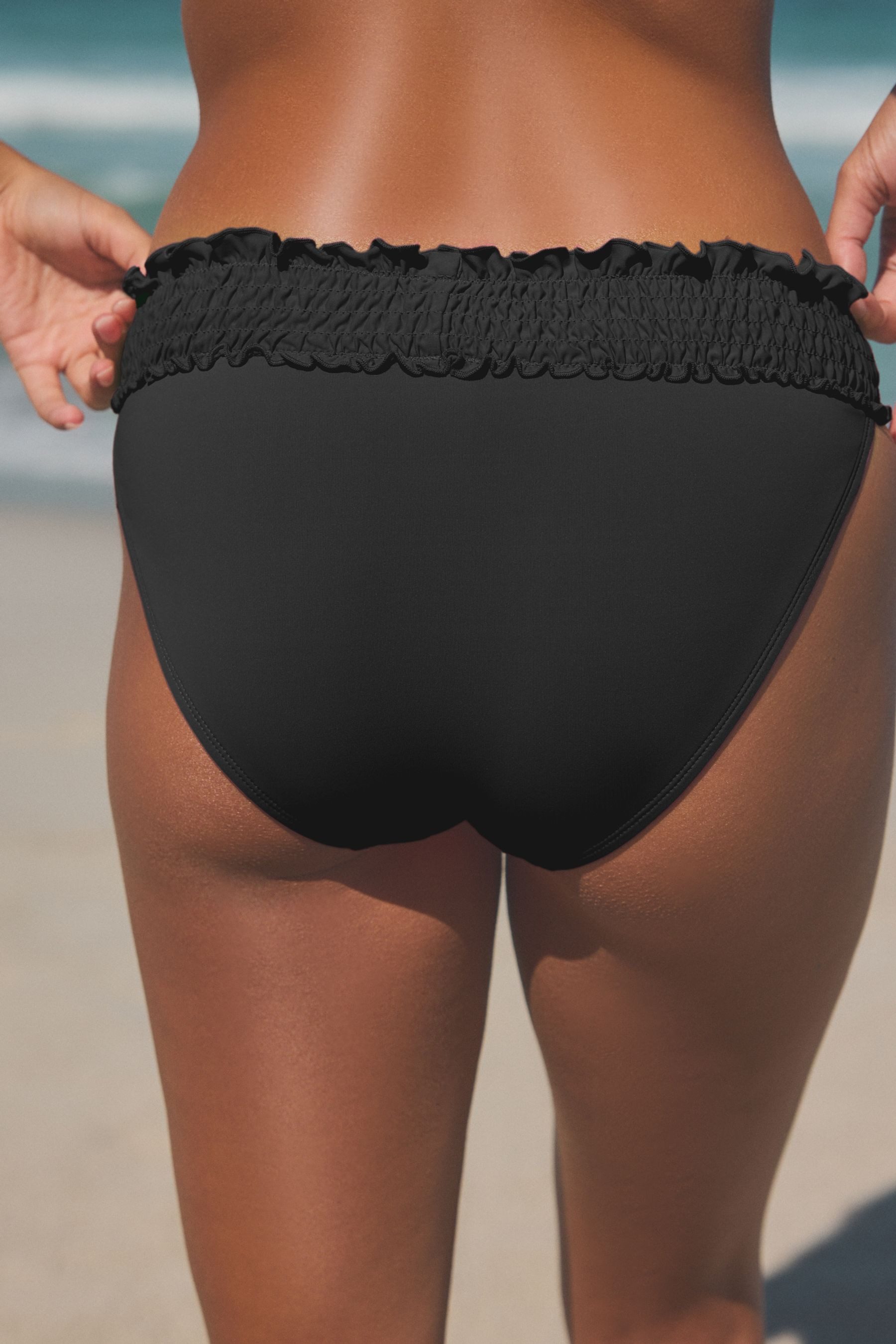 Next Bikini-Hose Gesmoktes Bandeau-Bikinioberteil (1-St) günstig online kaufen