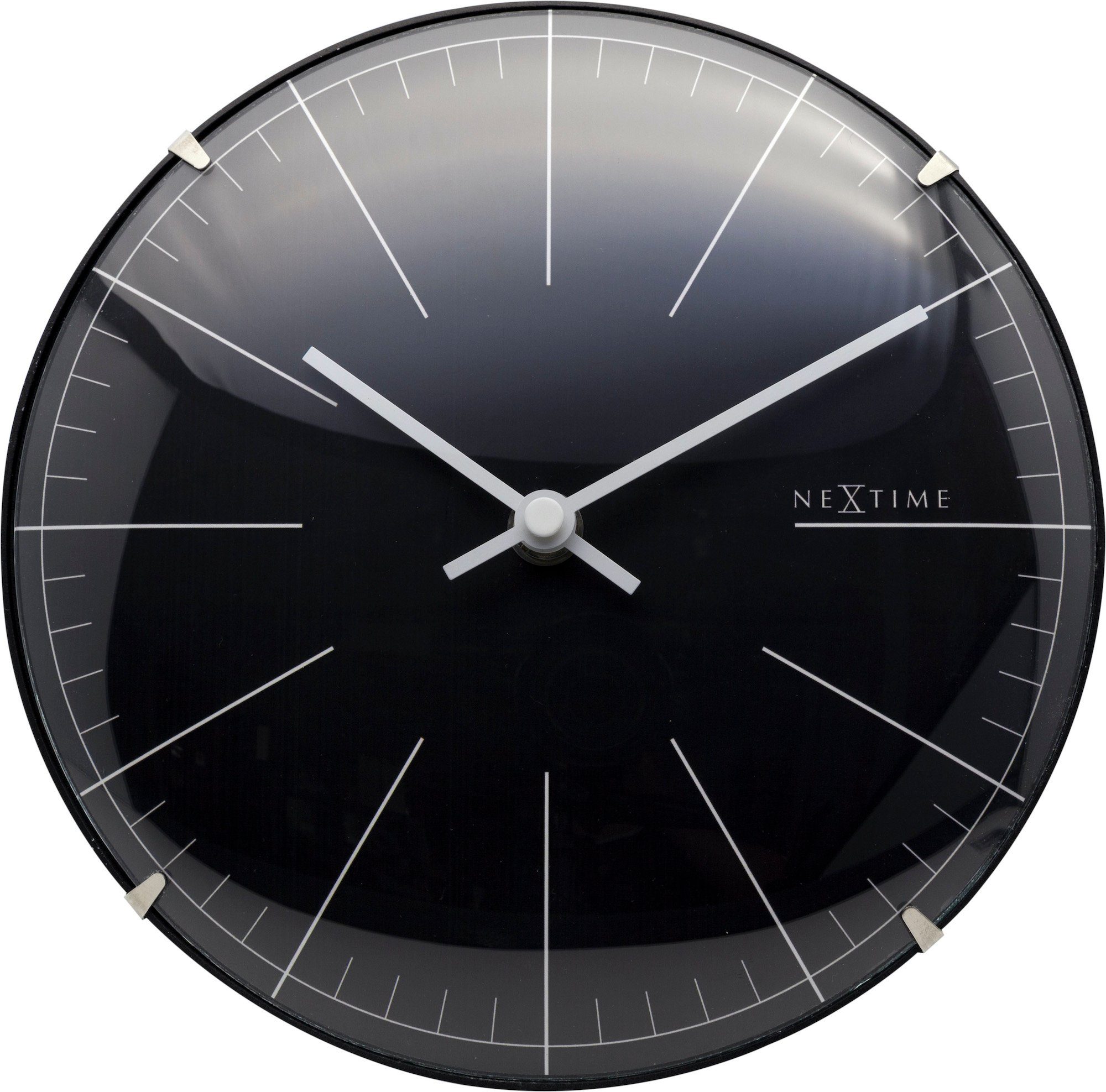 NEXTIME Wanduhr 3506 (aus kumpelförmigen Glas) günstig online kaufen