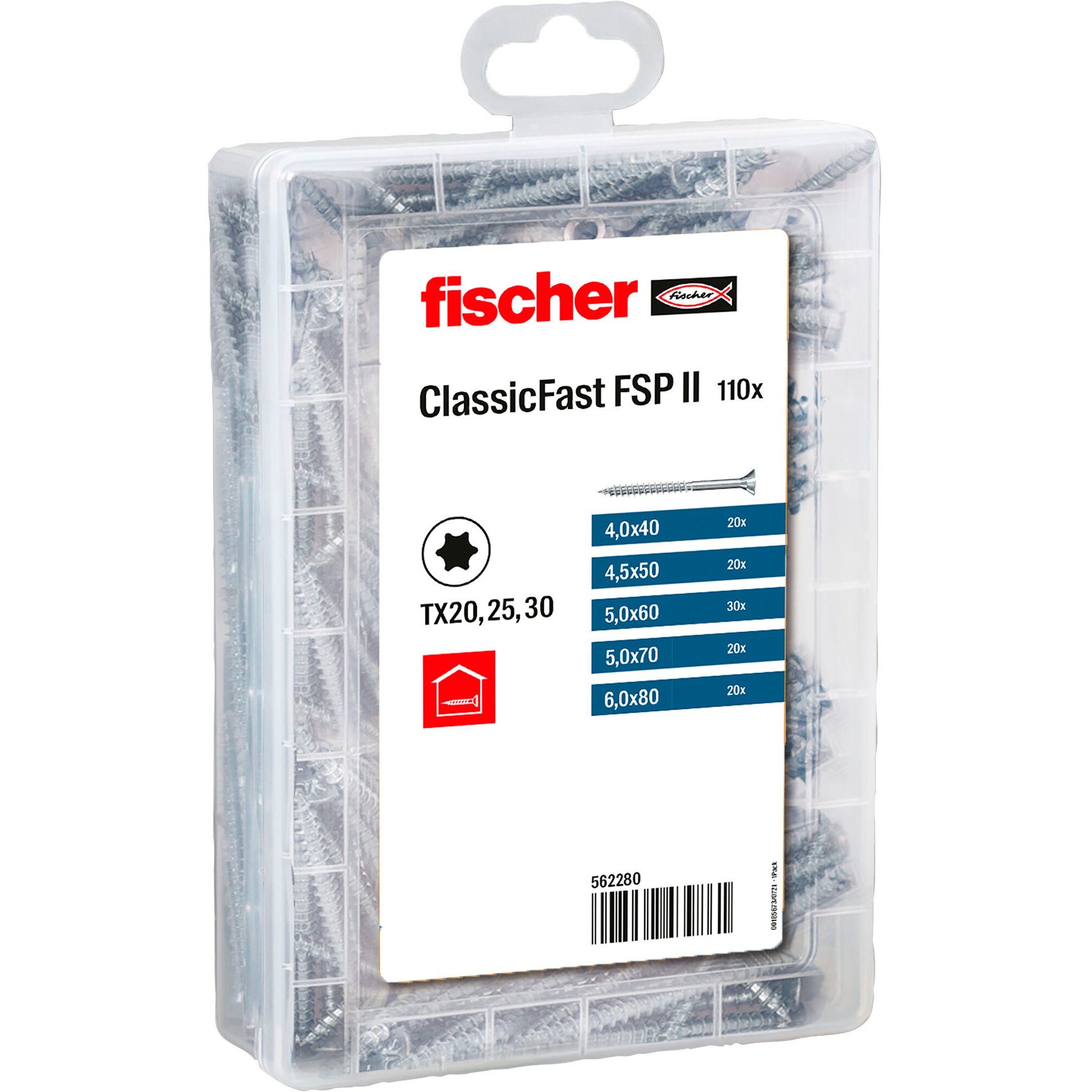 Schraube fischer Meister-Box ClassicFast SK TG TX, 4,0 -