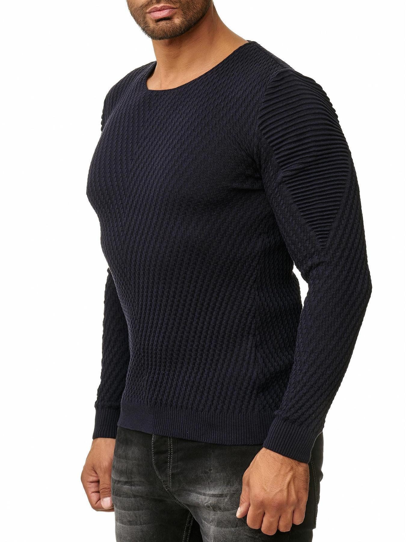 RedBridge Strickpullover Red Bridge Herren Strickpullover Rundhals Pullover günstig online kaufen