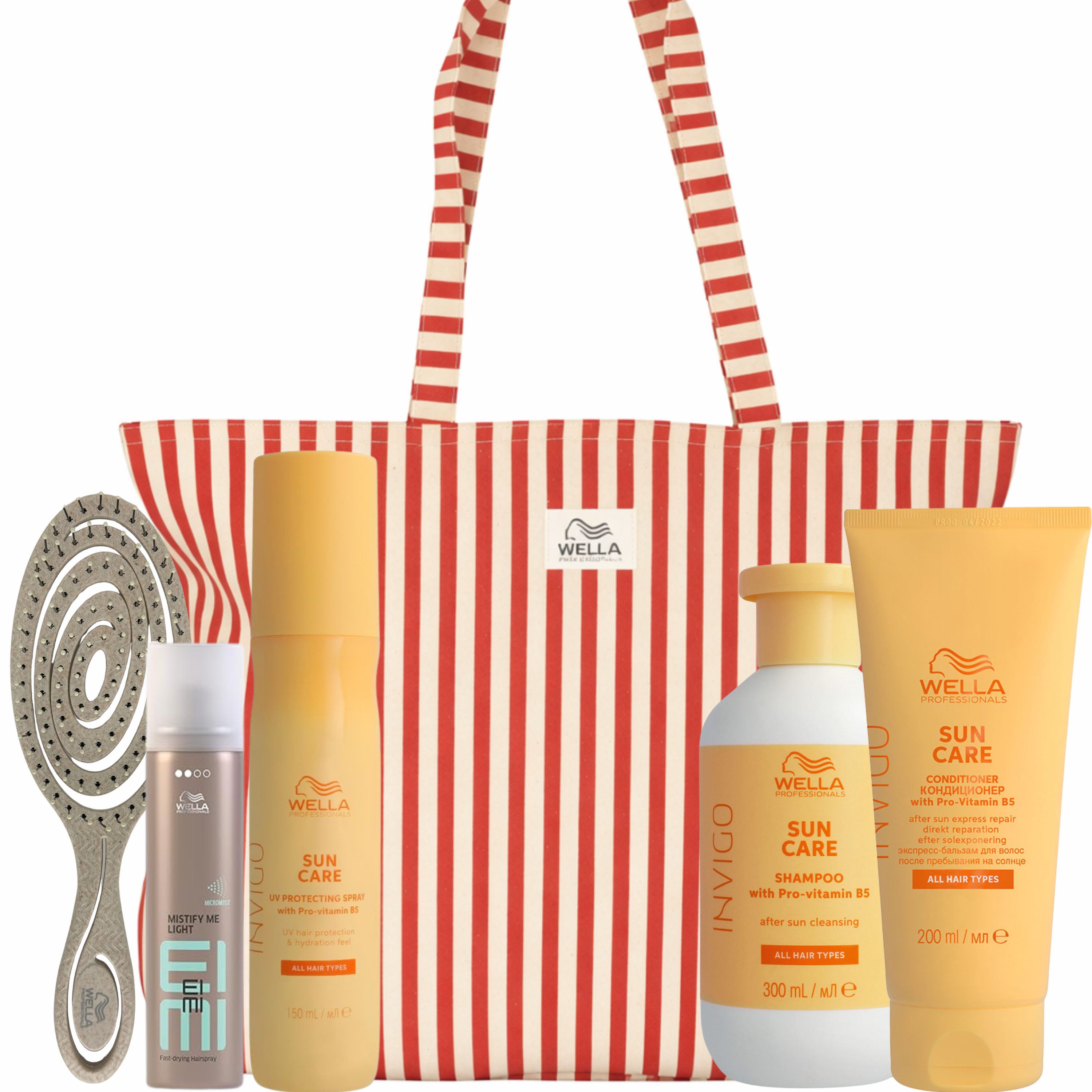 Wella Professionals Haarpflege-Set Summer Hair Care Set – Perfekte Haarpflege für sonnige Tage, 6-tlg., UV-Schutz