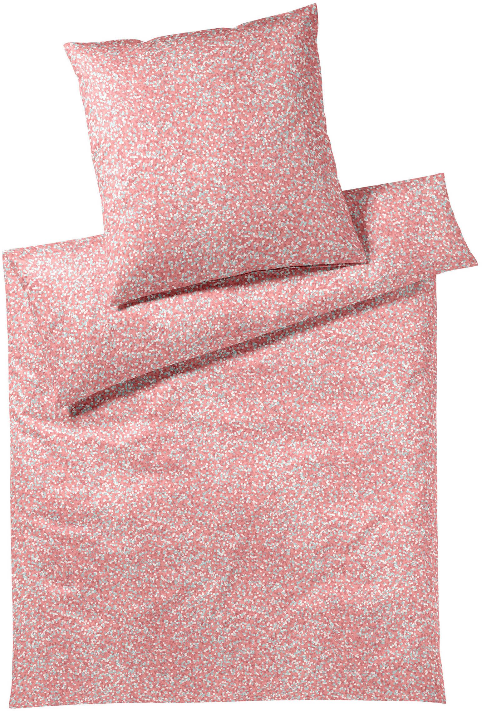 Elegante Bettwäsche Little Dots, Mako-Batist, 2 teilig, angenehmes Hautgefühl