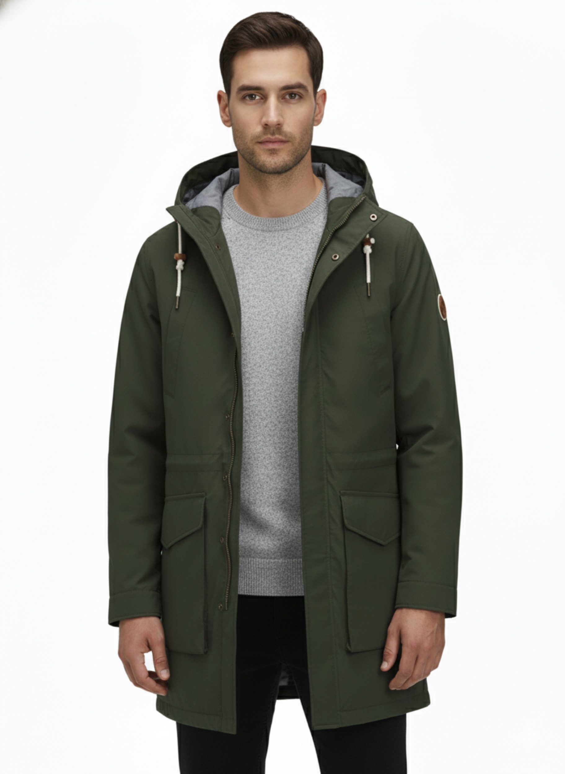 Jack & Jones Parka Herren Parka Sommerparka Kapuzenjacke
