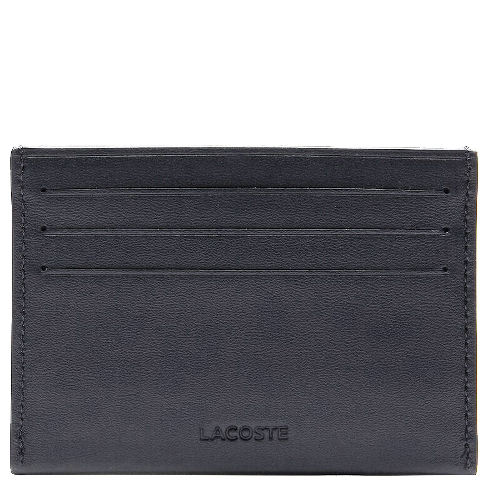 Lacoste Kartenetui FG - Kreditkartenetui Leder 6 cc 11 cm (blue) – Bild 3 von 3