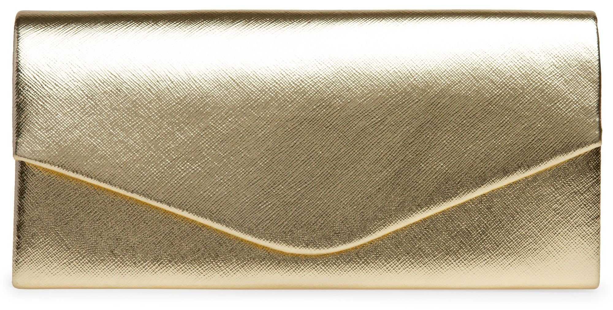 Caspar Clutch TA420 elegante Damen Abendtasche mit langer Kette
