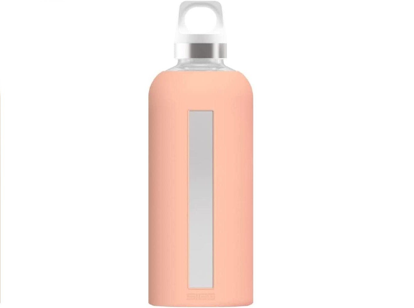 Sigg Trinkflasche Star Trinkflasche Glasflasche 0.5 L Pink Silikonhülle Shy