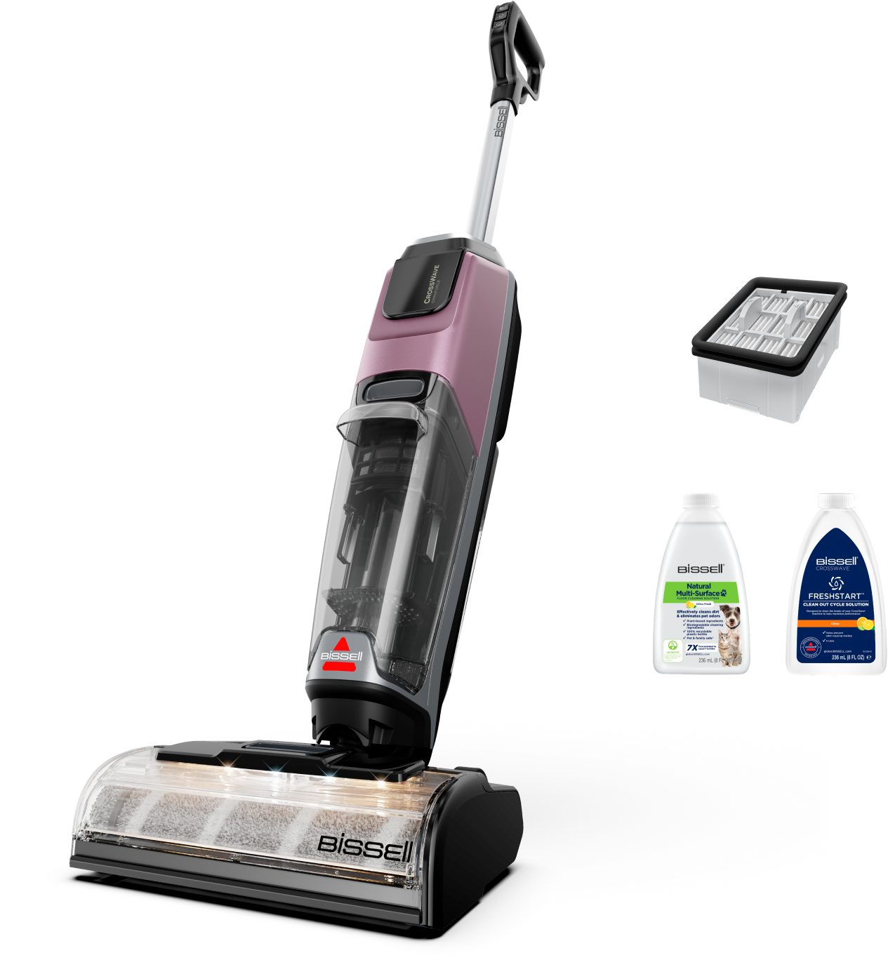Bissell Nass-Trocken-Sauger 4330N CrossWave OmniForce EdgeFind Select, 71 W, beutellos