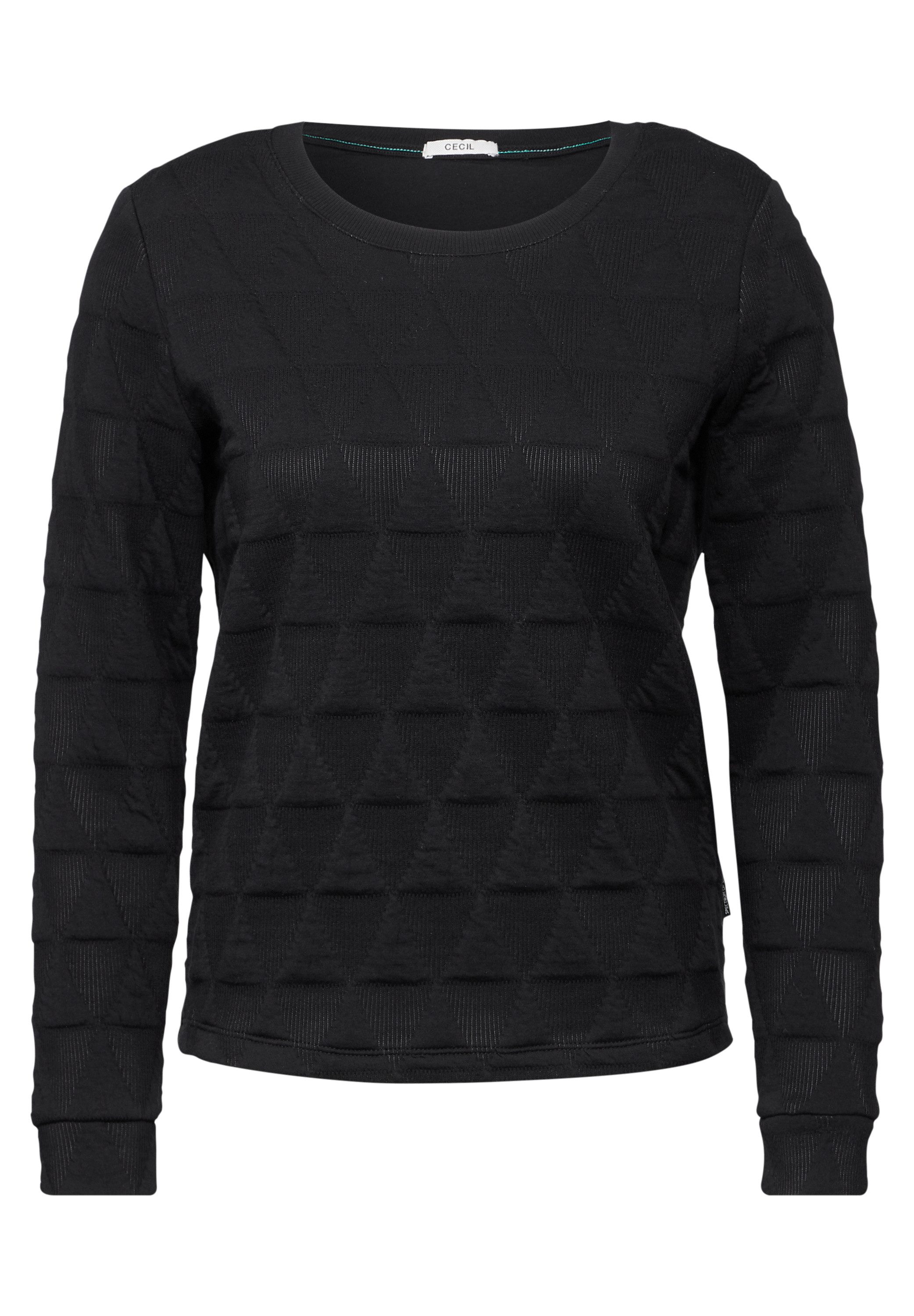 CECIL Langarmshirt mit Rundhalsausschnitt