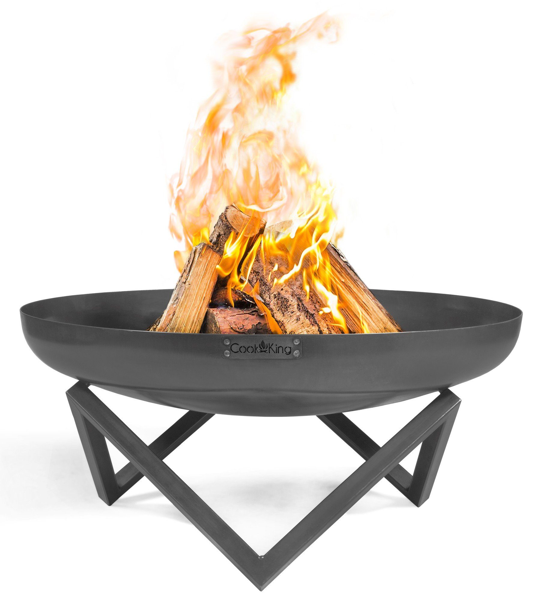 CookKing Feuerschale Feuerschale "" 80 cm Feuerstelle, Feuerkorb, (Feuerschale "" 80 cm Feuerstelle, Feuerkorb, Feuerschale "" 80 cm Feuerstelle, Feuerkorb)