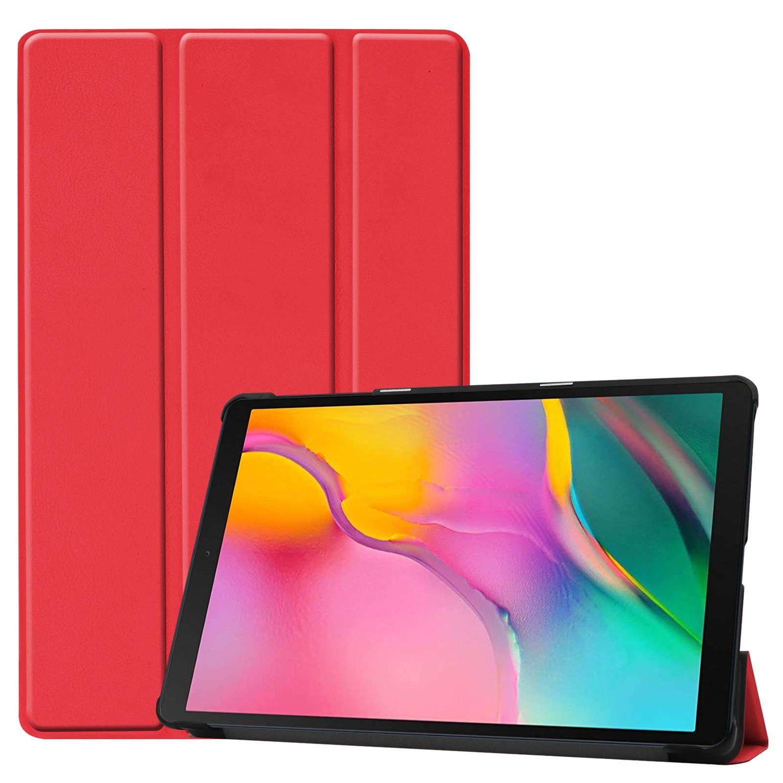 Lobwerk Tablet-Hülle Schutzhülle für Samsung Galaxy Tab A SM-T510 10.1  Zoll, Sturzdämpfung, Aufstellfunktion, Passend für Modell: Samsung Galaxy  Tab A SM-T510 10.1 Zoll