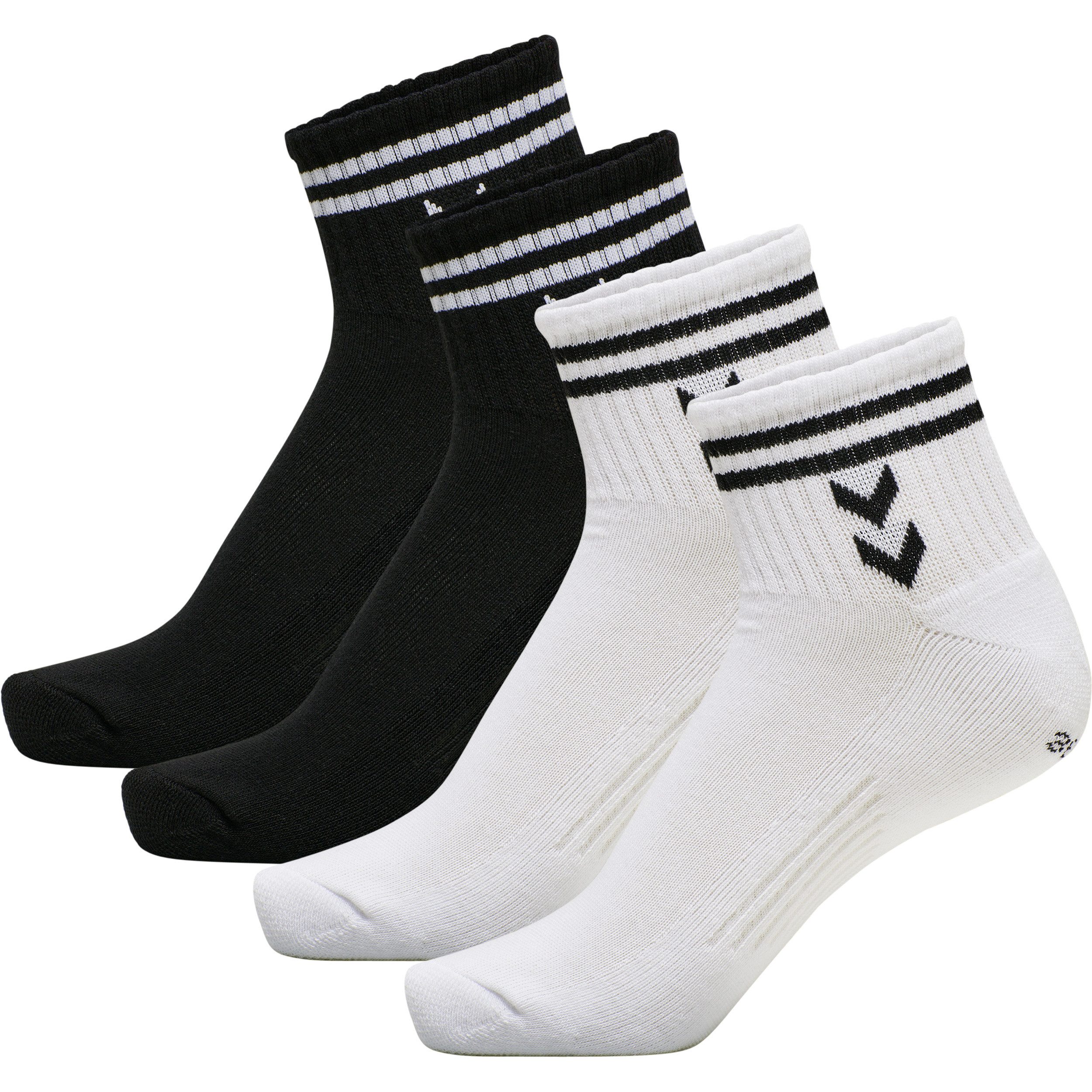 Sportsocken hmlStripe 4-Pack Mid Cut Socks