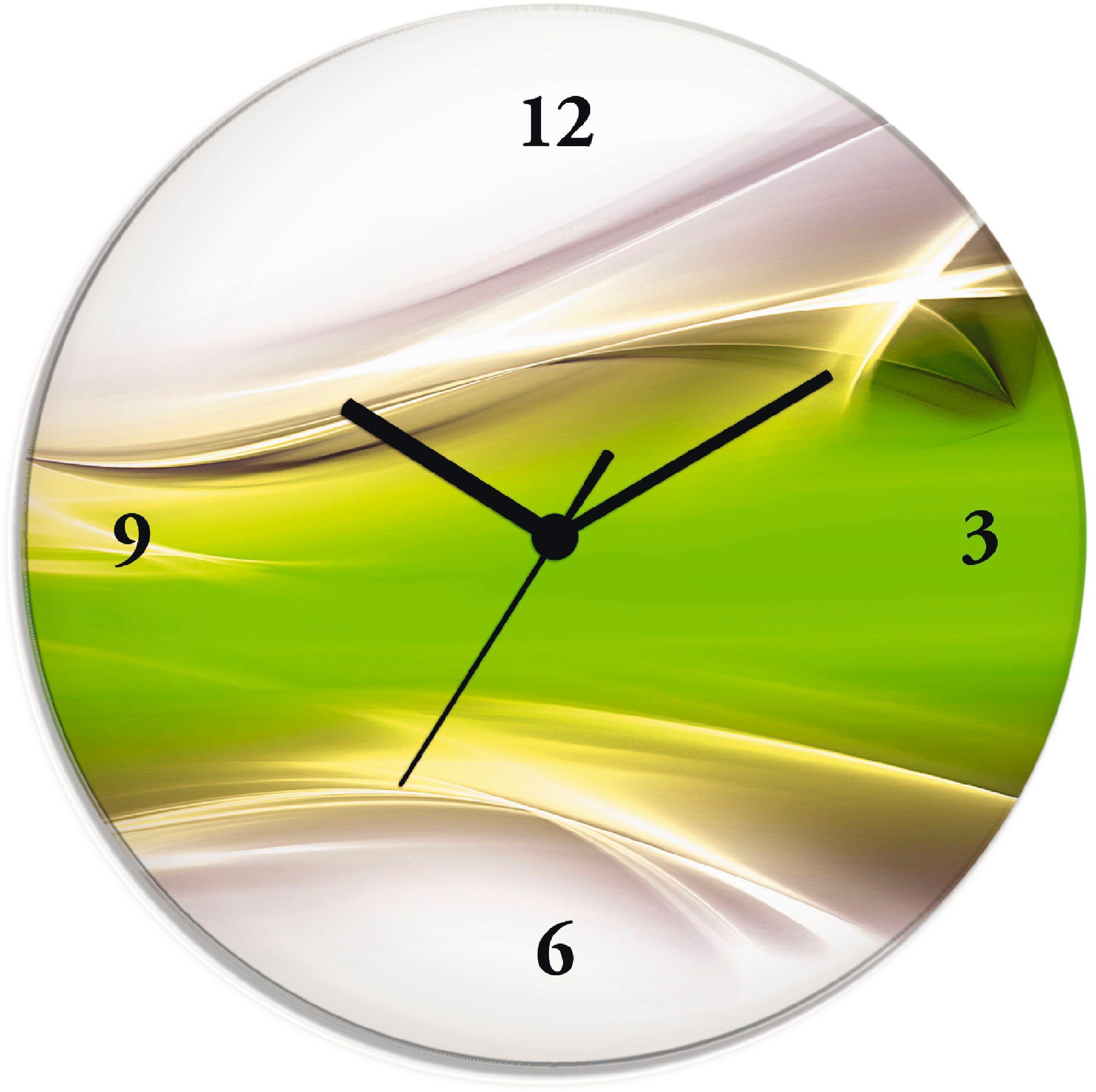 Artland Wanduhr Kreatives Element (wahlweise mit Quarz- oder Funkuhrwerk, l günstig online kaufen