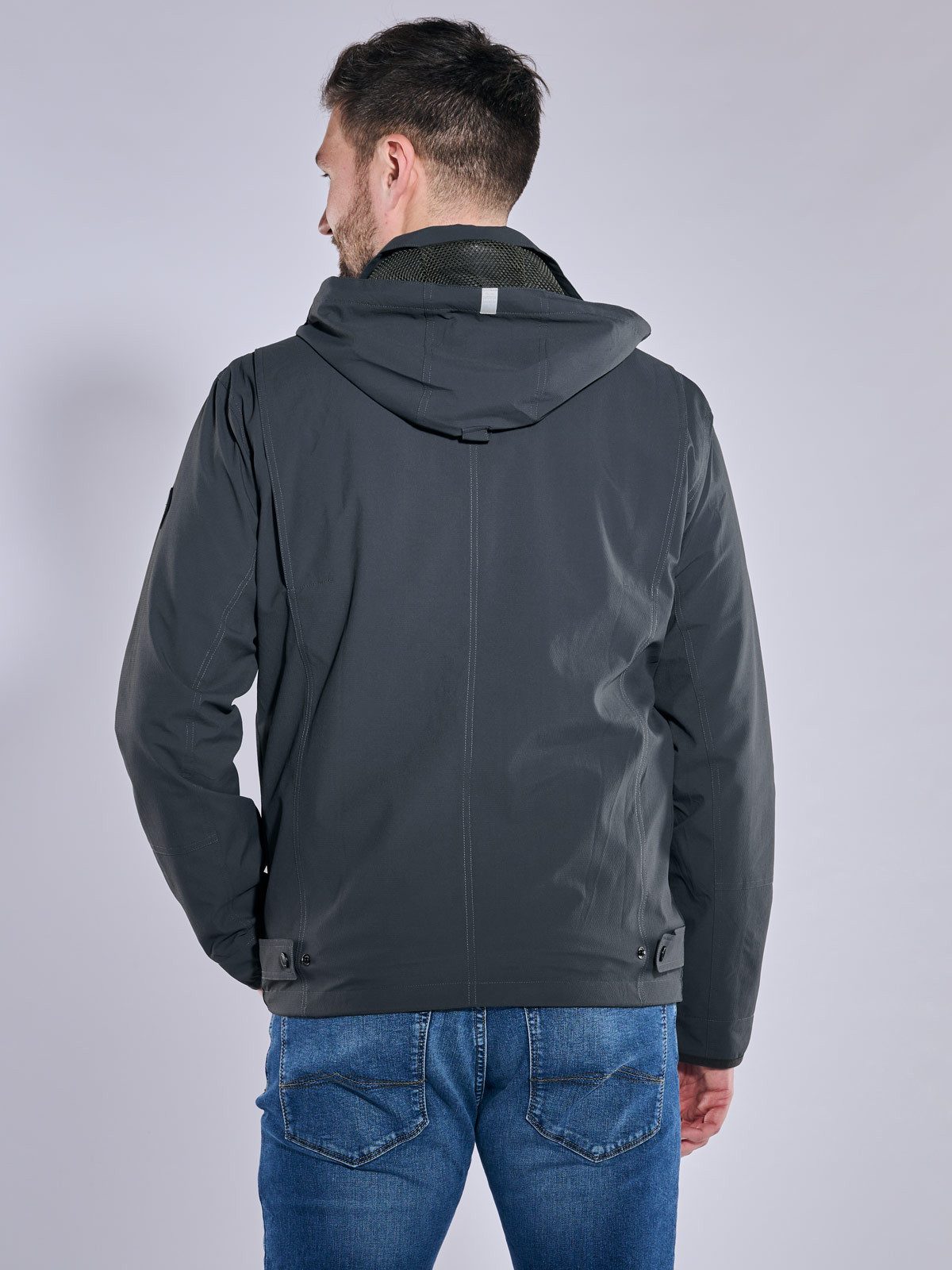 Engbers Langjacke Herren Funktionsjacke regular, Dunkelgrau