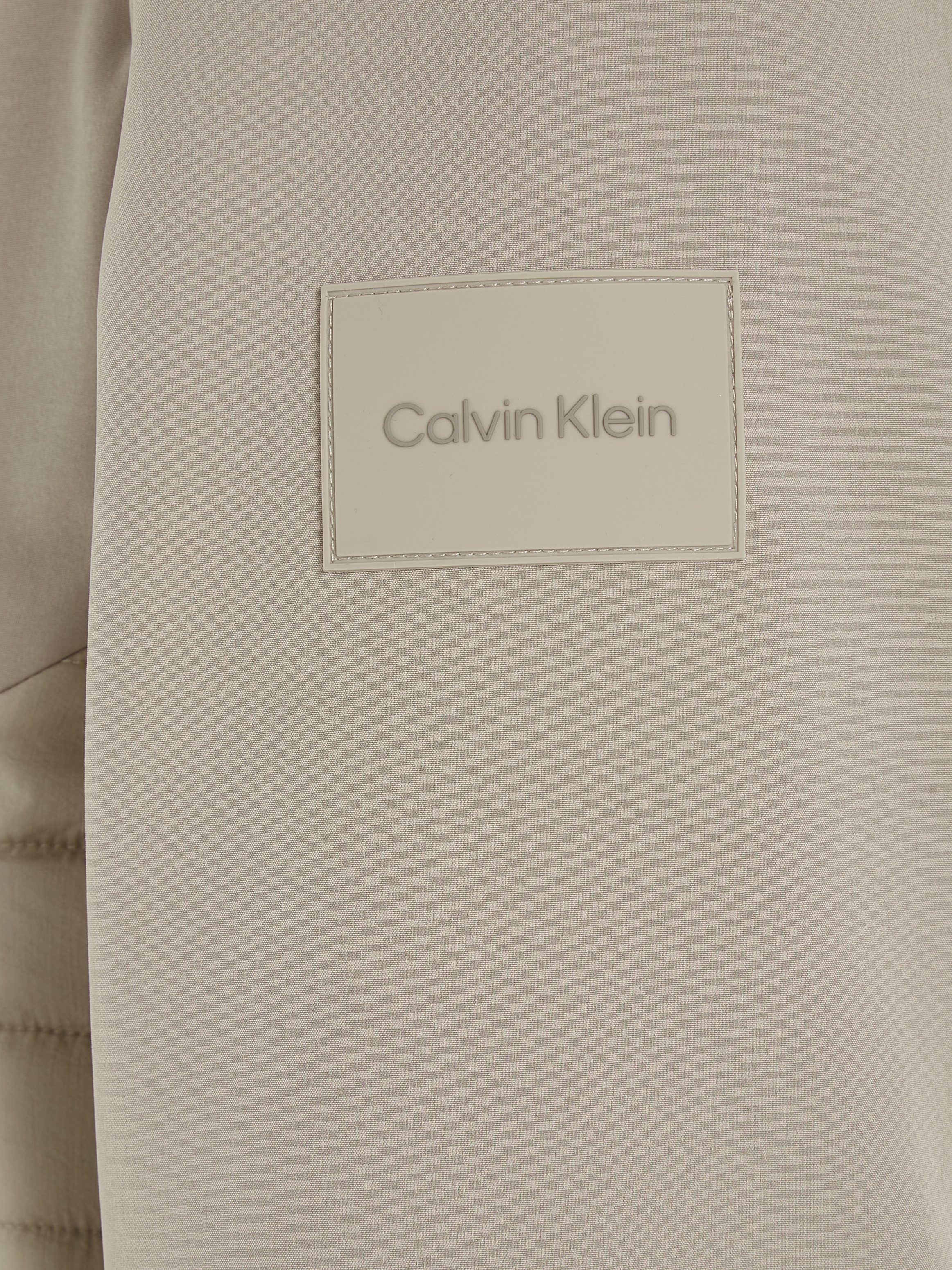 Calvin Klein QUILTED Outdoorjacke HOOD MEDIA JACKET Fresh Clay MIX