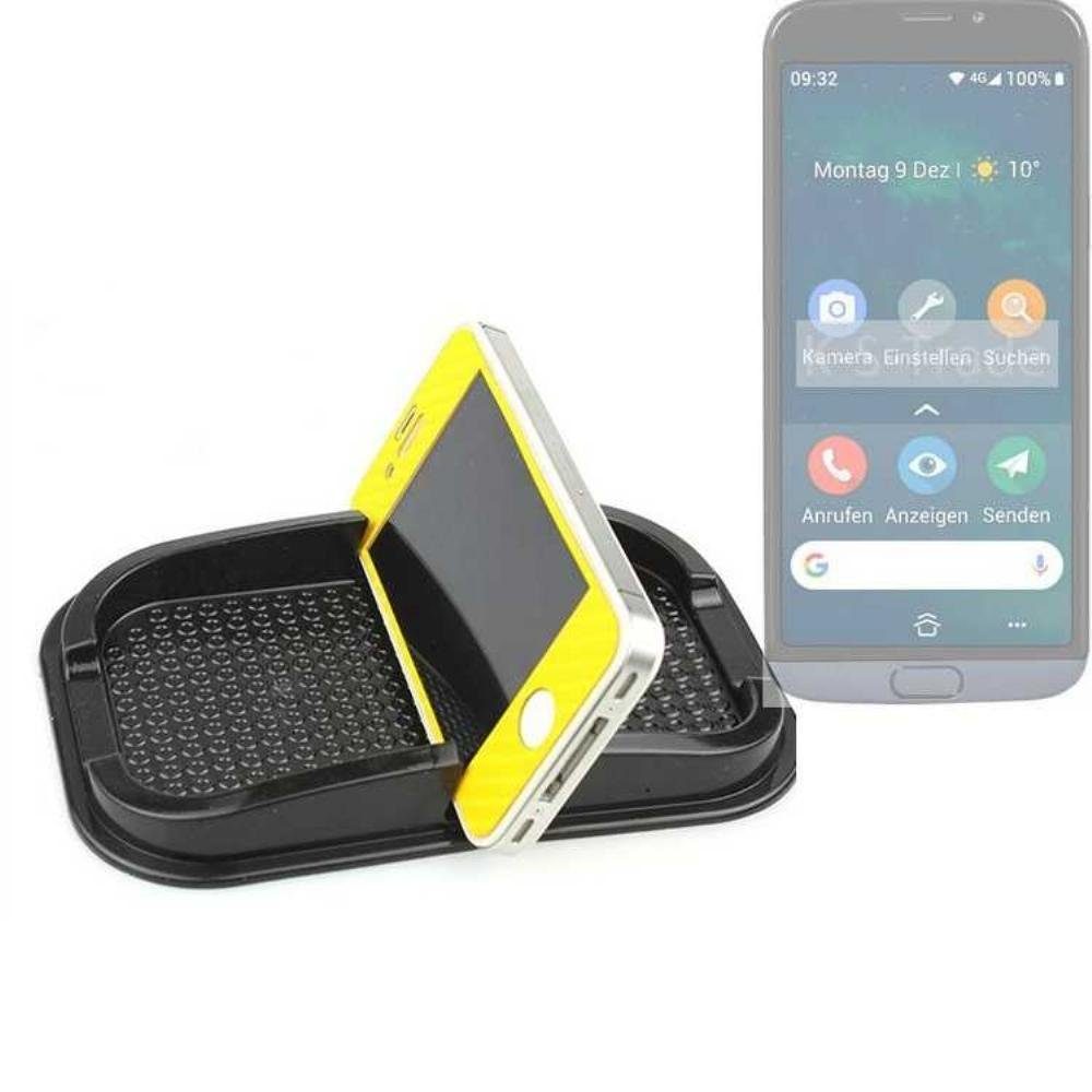 K-S-Trade für Doro 8050 Smartphone-Halterung, (Auto Anti Rutsch Matte  Smartphone-Halter Haft Pad Armaturenbrett)
