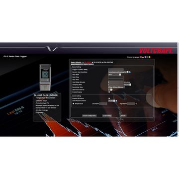 VOLTCRAFT Klimamesser VOLTCRAFT DL-220 THP DL-220THP Temperatur-Datenlogger, Luftfeuchte-Dat, (DL-220THP)
