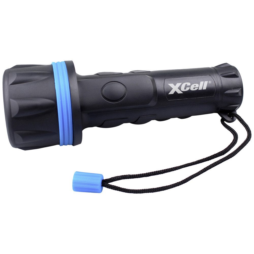 XCell Taschenlampe XCell Rubber 2D LED Taschenlampe batteriebetrieben 50 lm 12 h 191