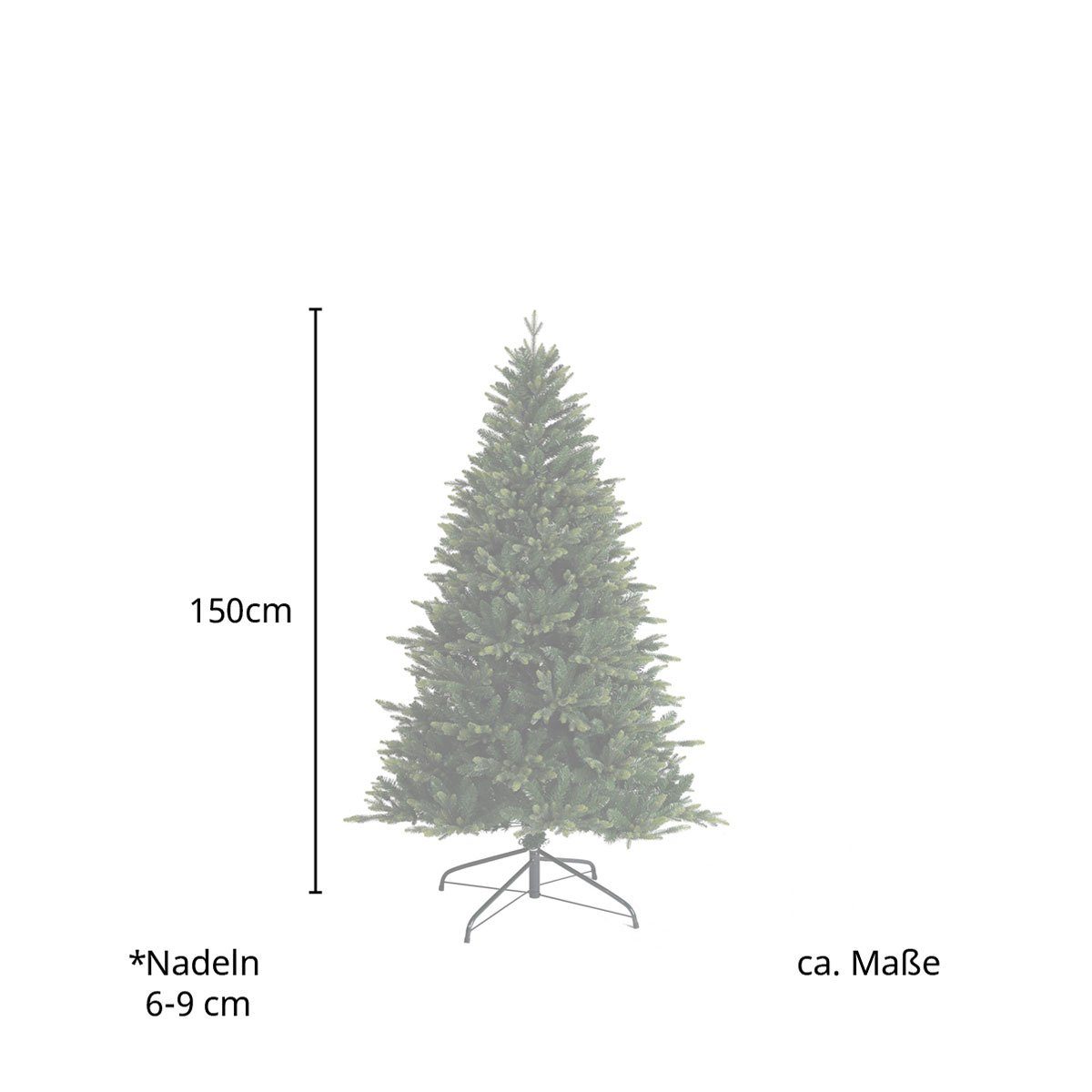 Nordmanntanne, SVITA langlebig, cm Künstlicher Tannenbaum, 150 Weihnachtsbaum,