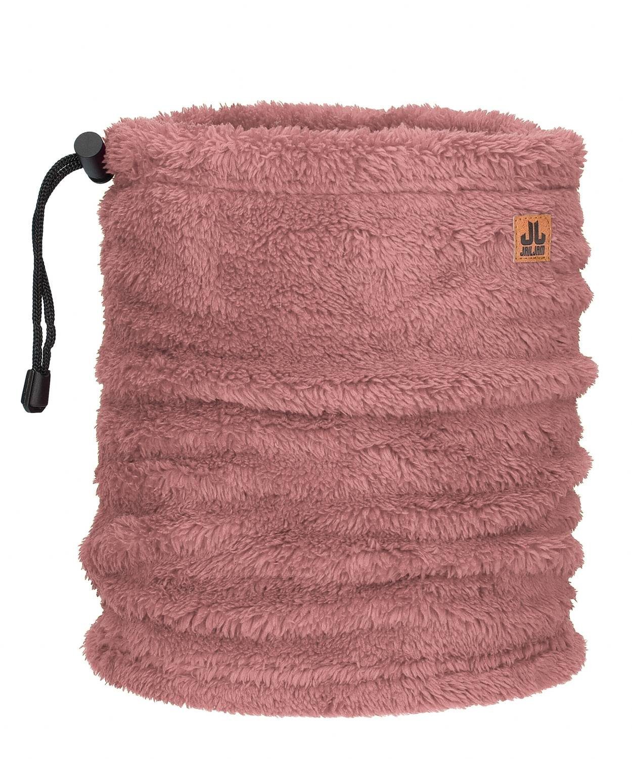 Jail Jam Fleece Unisex Loop-Schal, Strickschal Teddy Halswärmer Pink aus