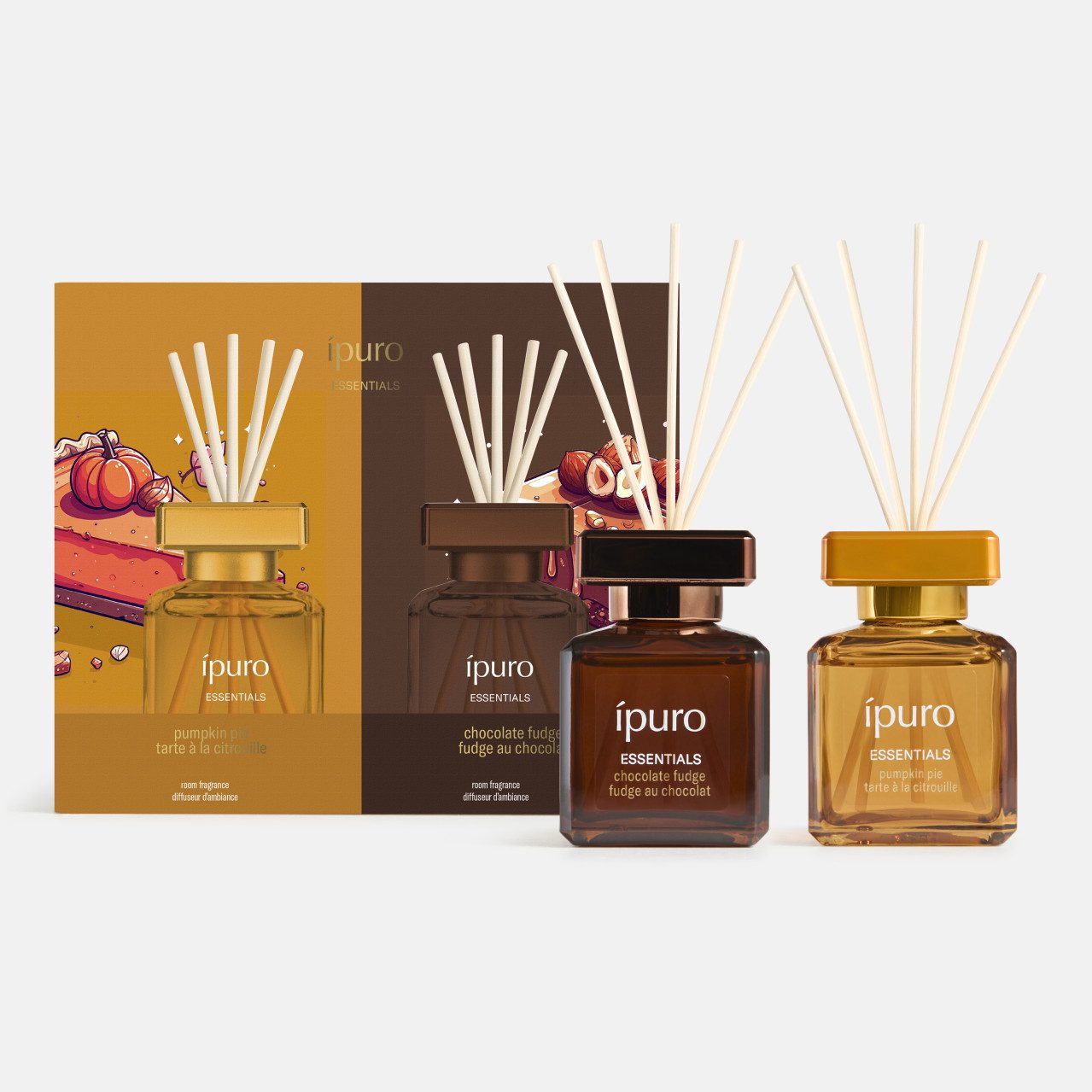 IPURO Raumduft ipuro Raumduft Essentials Pumpkin & Chocolate 2 x