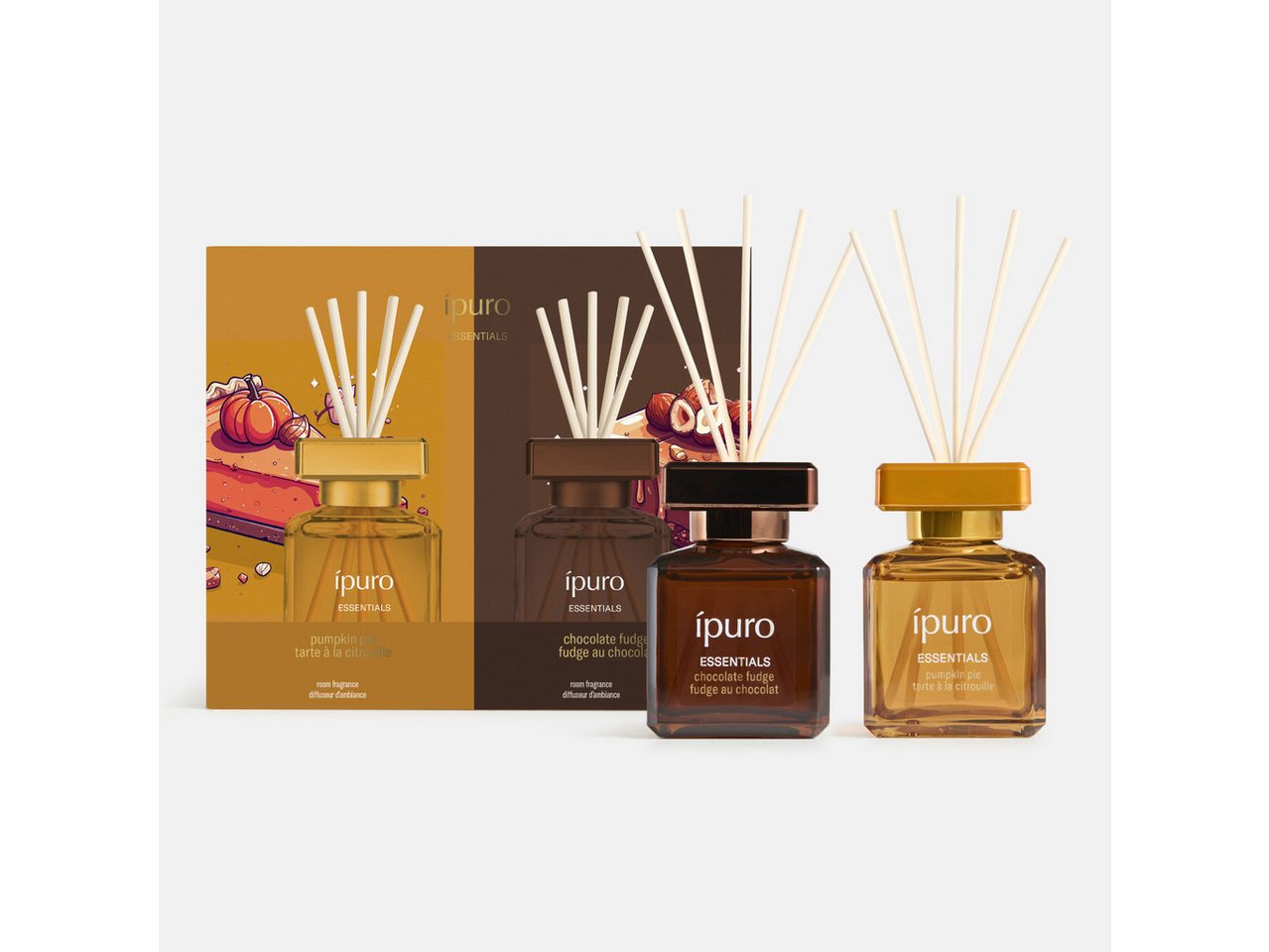 IPURO Raumduft ipuro Raumduft Essentials Pumpkin & Chocolate 2 x