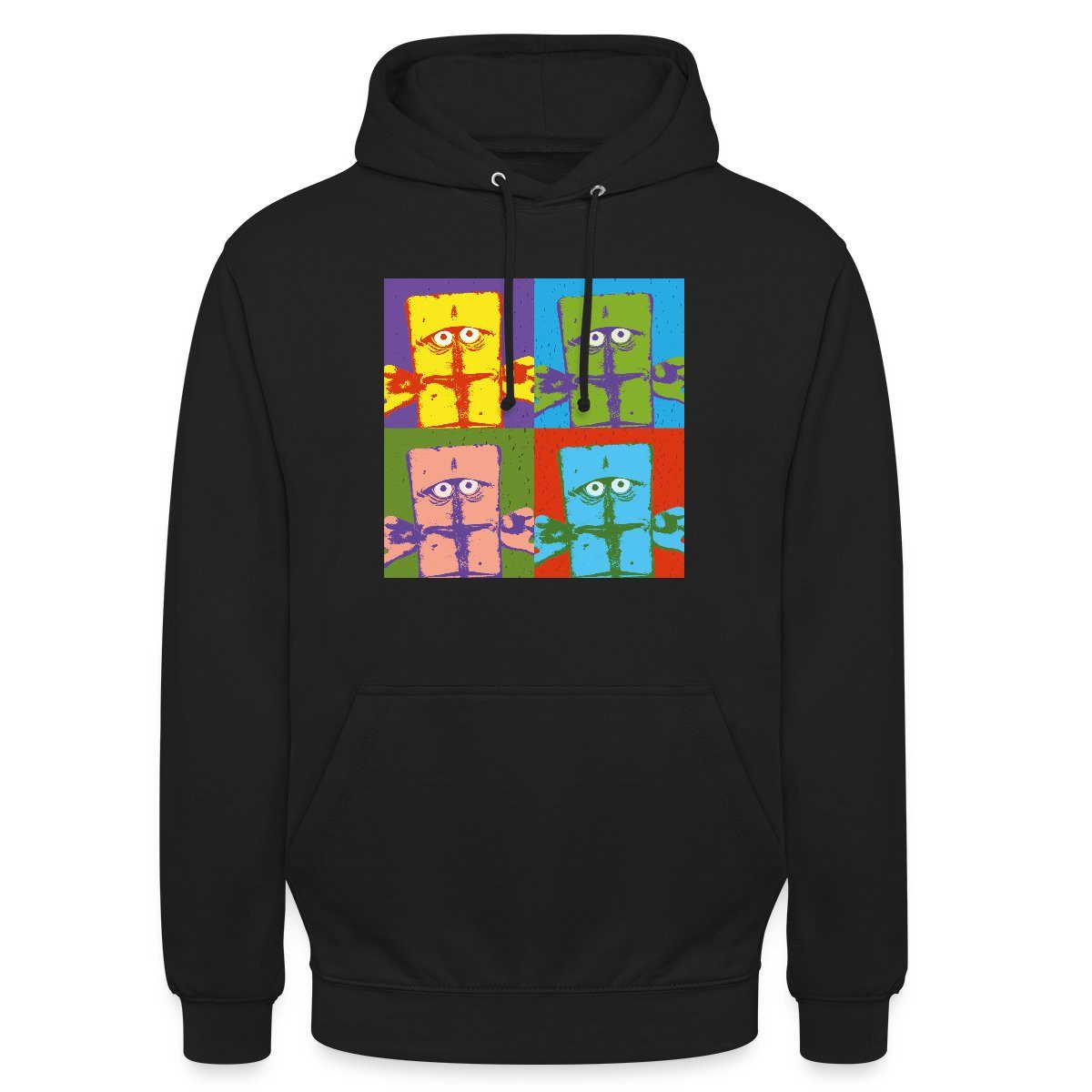 Hoodie Bernd Das Brot Pop-Art Buntes Design Unisex Hoodie
