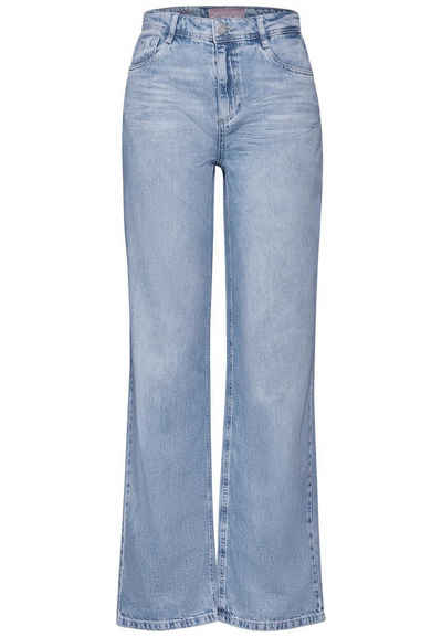STREET ONE Regular-fit-Jeans Denim-Wide Leg.casualfit.hw.wi