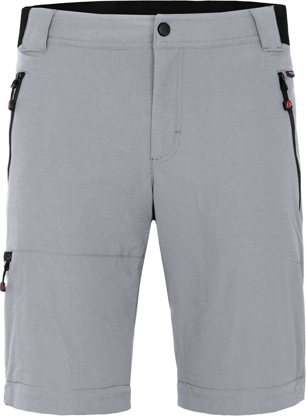 Bergson Outdoorhose ARRESÖ COMFORT Zipp Off Herren Wanderhose, leicht, strapazierfähig, Normalgrößen, hellgrau