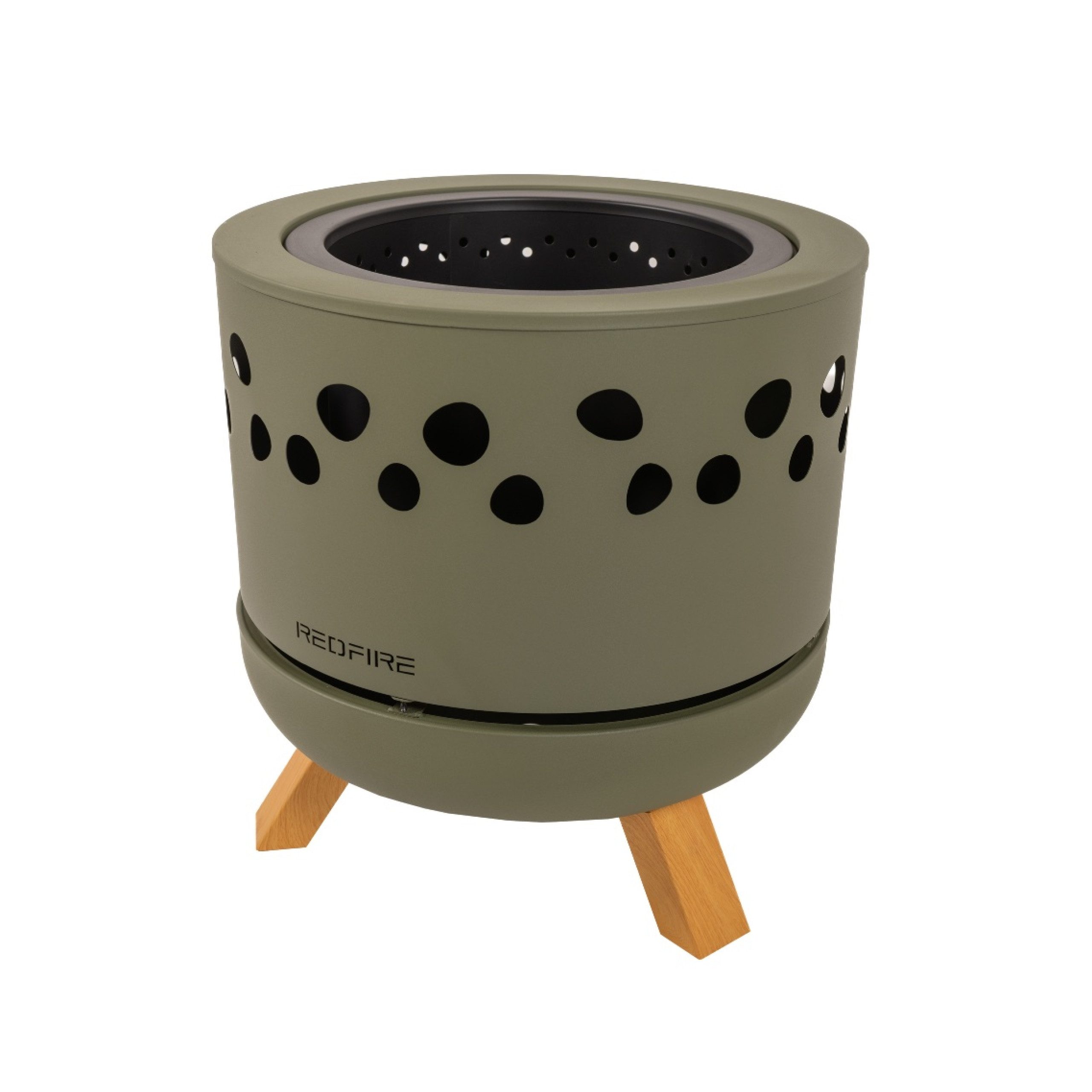REDFIRE® Feuerschale REDFIRE® Pellet Firepit Dudly L Feuerschale Forest Green Feuerkorb