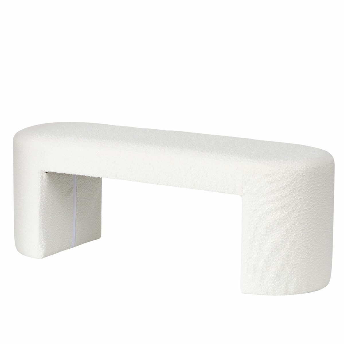 BOLTZE GRUPPE Sitzbank Bank aus Plüsch SOLIN, H. 42 cm