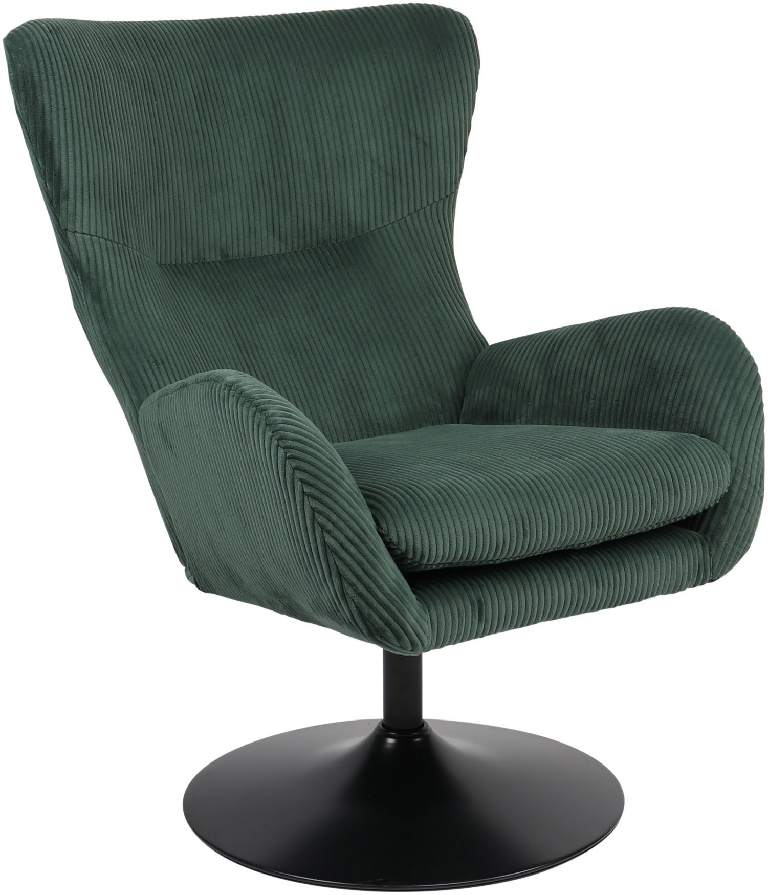 HELA Loungesessel SAMOS (1-St), Sessel,drehbar,Trompetengestell,Microfaser günstig online kaufen