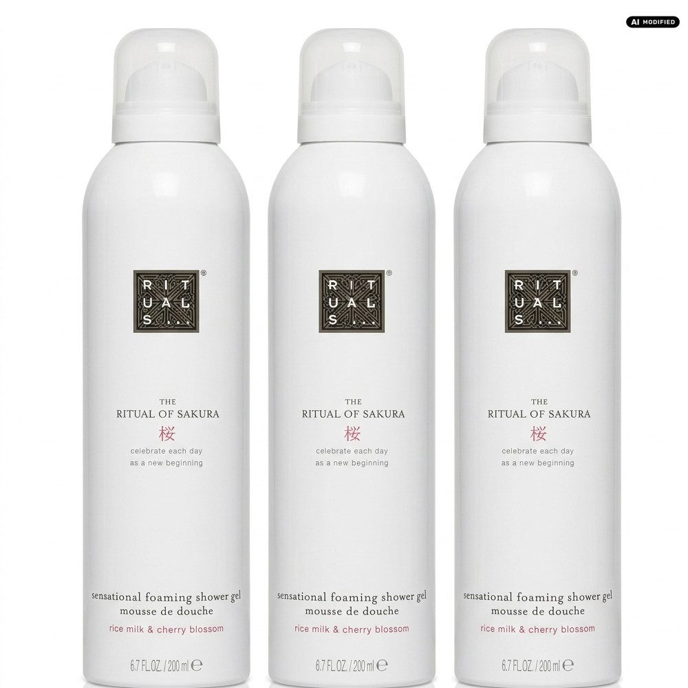Rituals Duschgel Rituals Duschgel Sakura 3er Set, 1-tlg., Praktisches Vorrats- und Geschenk-Set