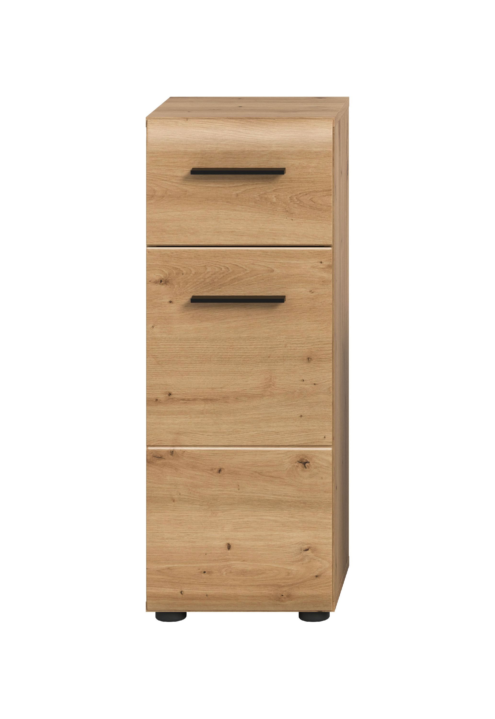 xonox.home Stauraumschrank Artisan Oak Nachbildung Melamin beschichtet modern 30x80x30 cm
