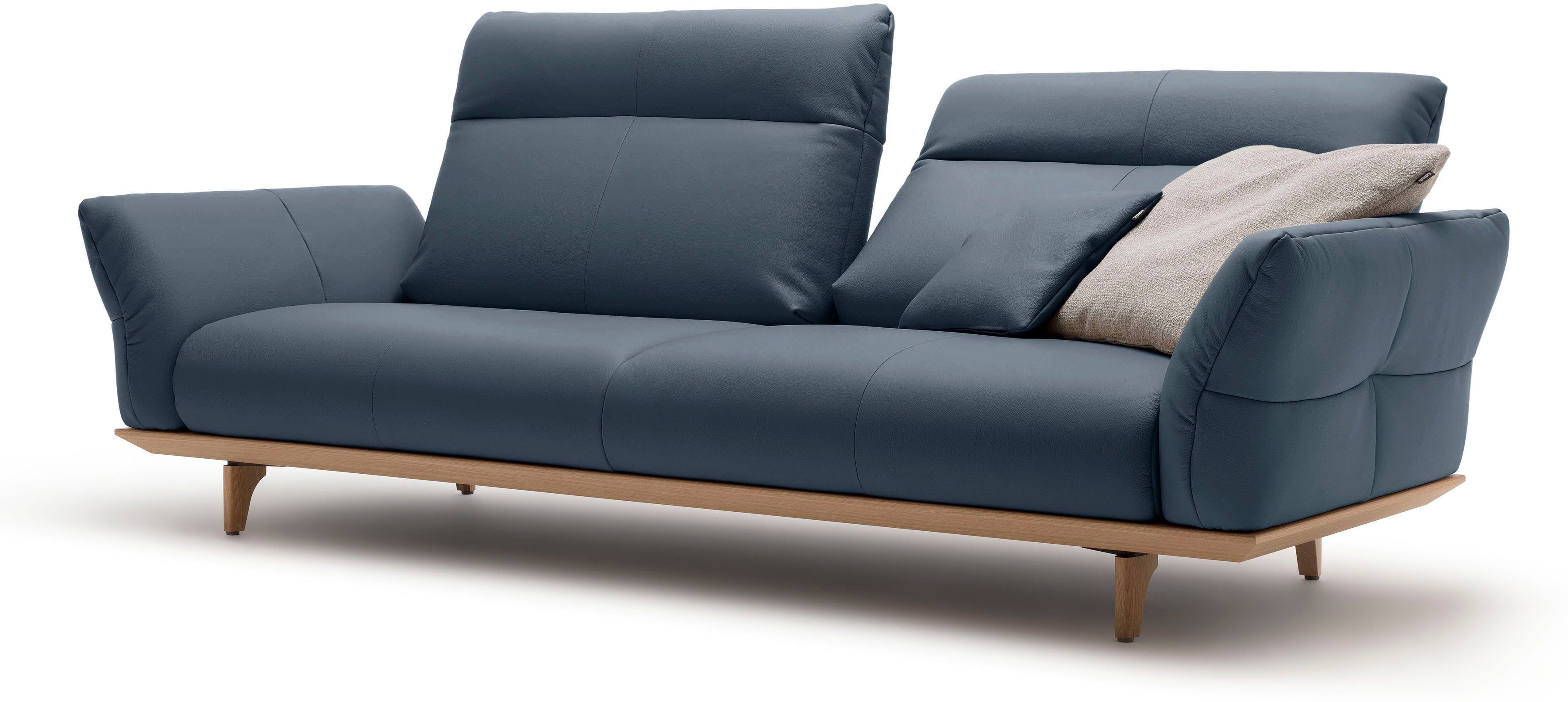 hülsta sofa 3,5-Sitzer hs.460, in 228 Sockel Füße Eiche, Breite natur, cm Eiche