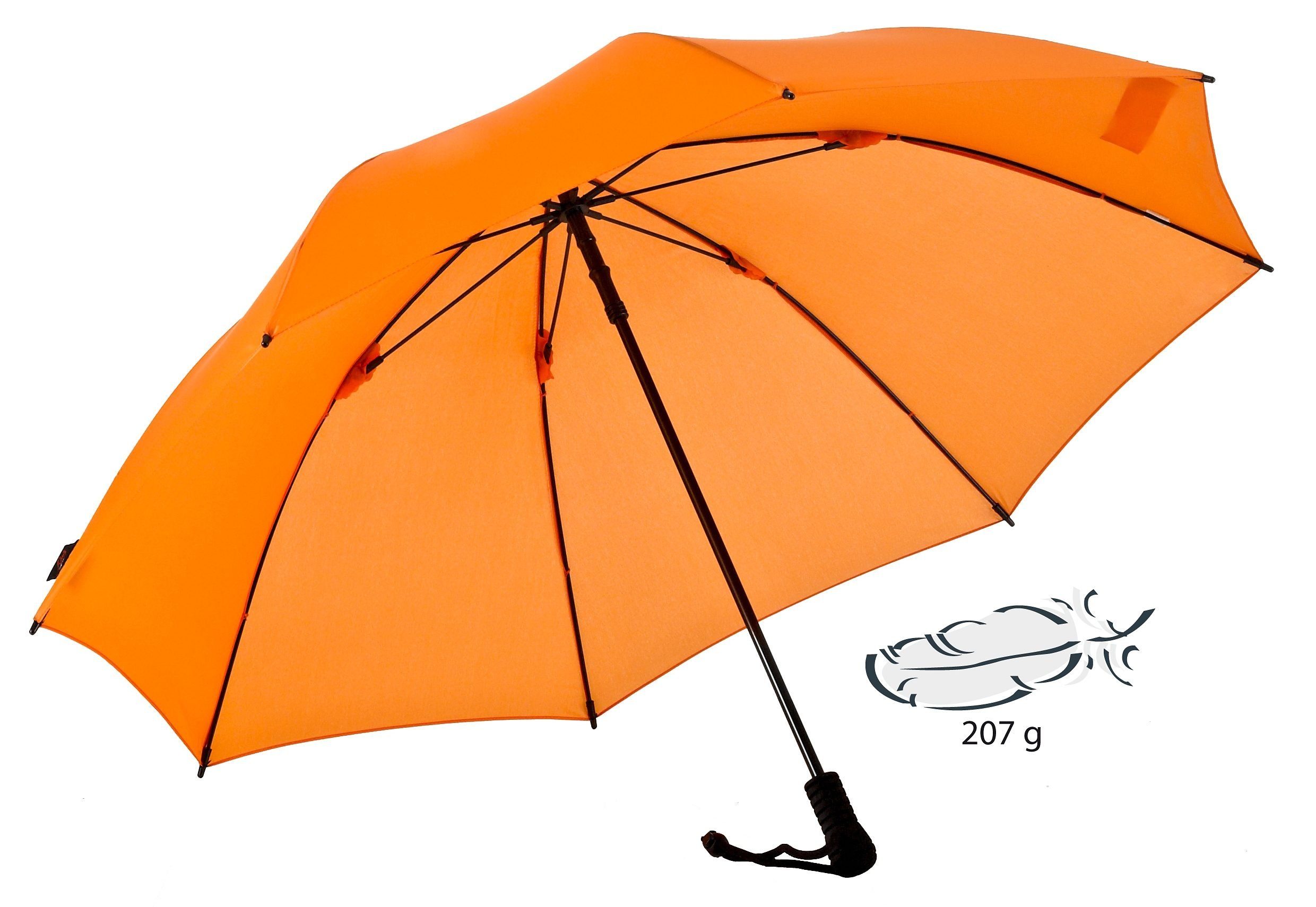 EuroSCHIRM® Stockregenschirm Swing liteflex, extra leicht orange