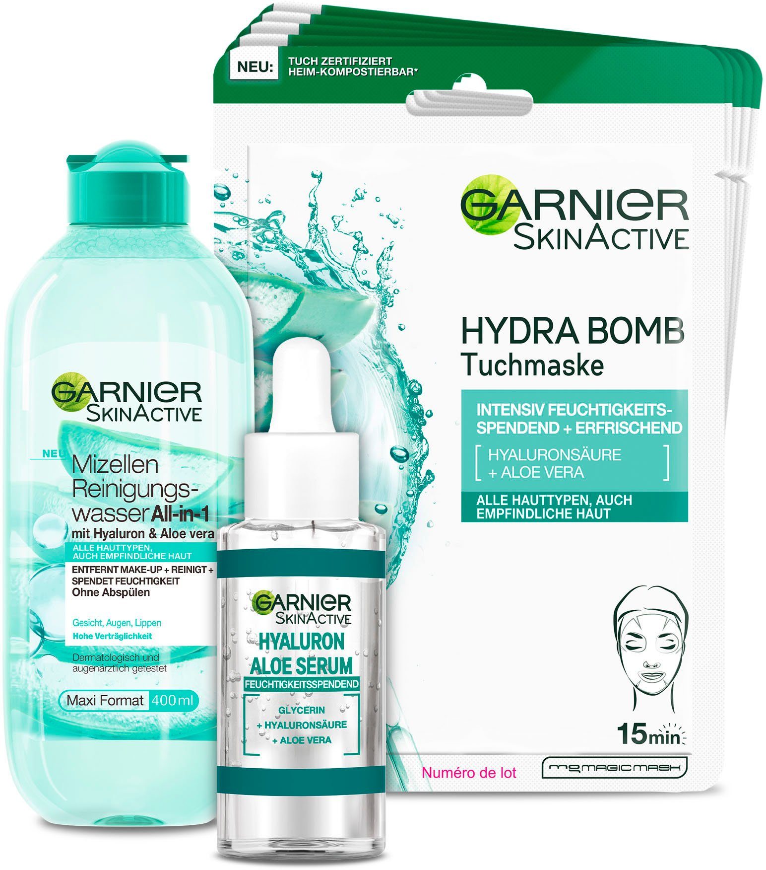 【Öffnung】 GARNIER Pflege-Set Aloe Coffret Youcare