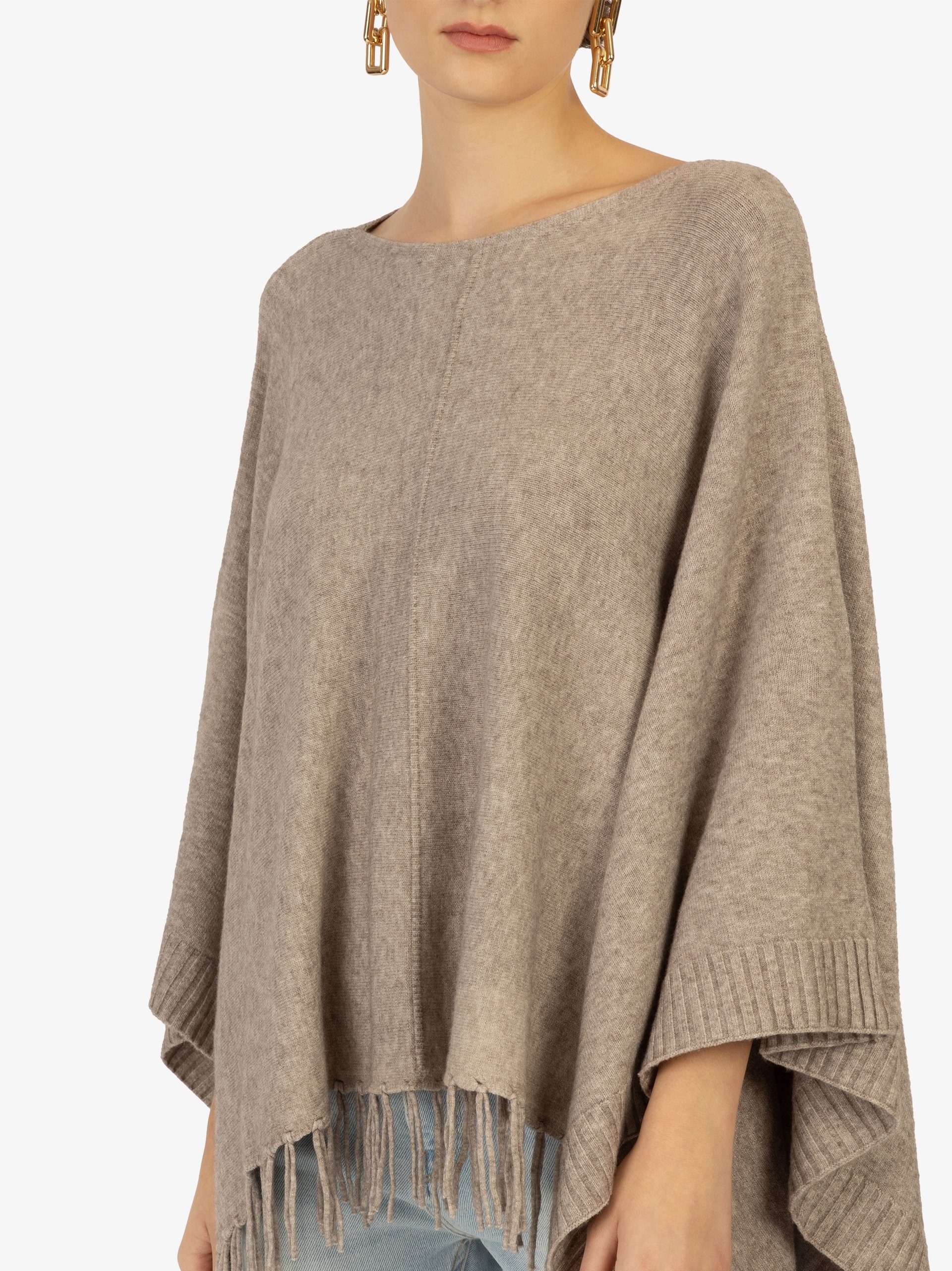 Kraimod Poncho mit Eye catching und Allover-Design – Bild 4 von 5