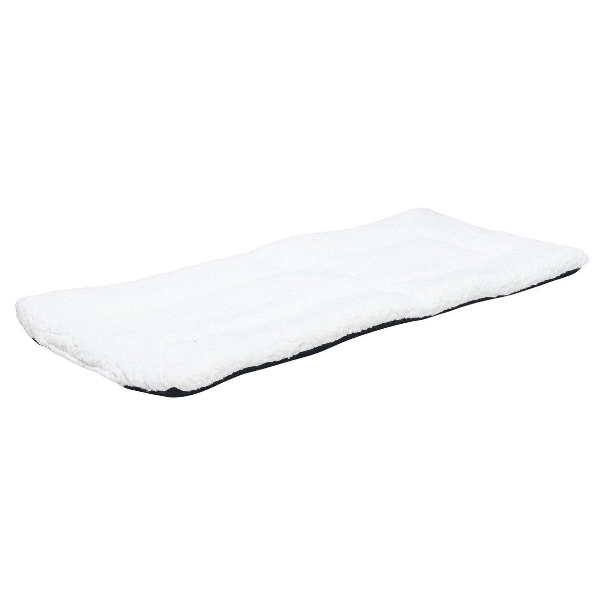 Beeztees Tierbett Kitten Fensterbank-Matte Moos weiß aus Plüsch