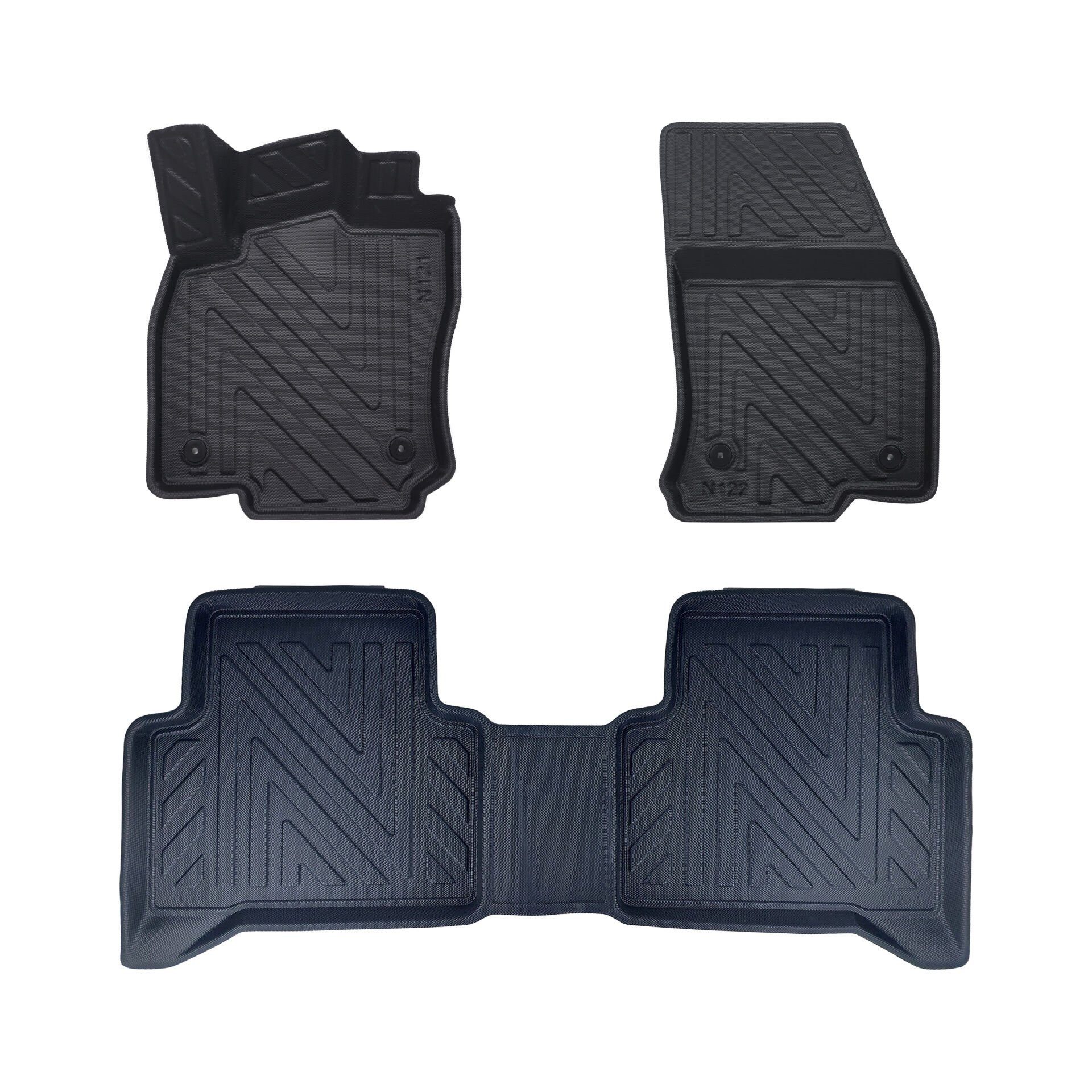 fussmattenprofi.com Auto-Fußmatte 3D Auto Fussmatten Set passend für VW Touran (2.Gen) Baujahr ab 2015 (1 St), für Volkswagen Volkswagen Touran