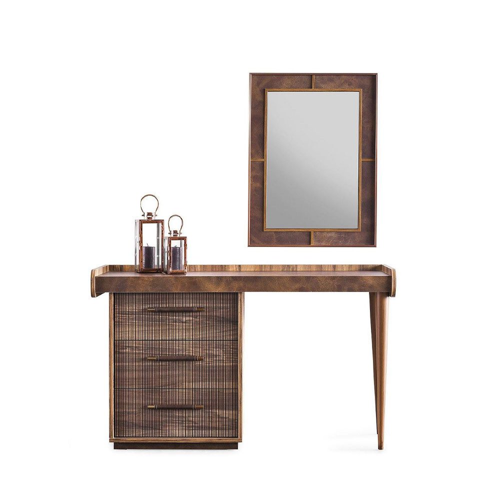 Schminktisch Make-up Tisch Konsole Spiegel Frisierkommode Schminktisch