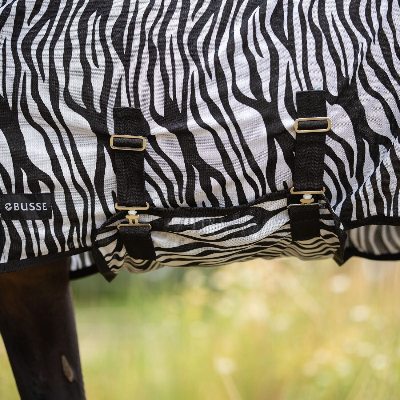 BUSSE Tierdecke Pferdedecke Zebra Comfort OutdoorFliegendecke Flexi