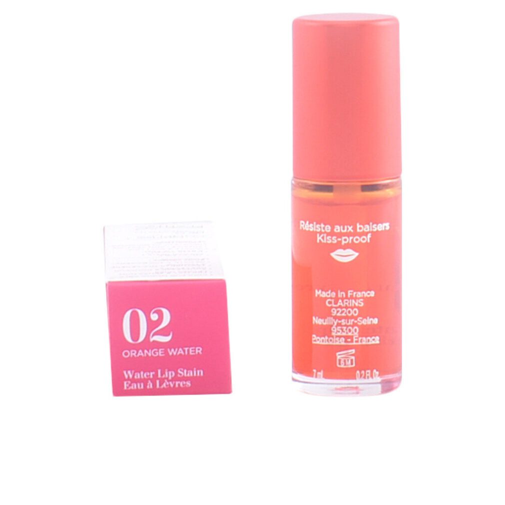 Clarins Lippenstift EAU À LÈVRES #02-orange water 7ml